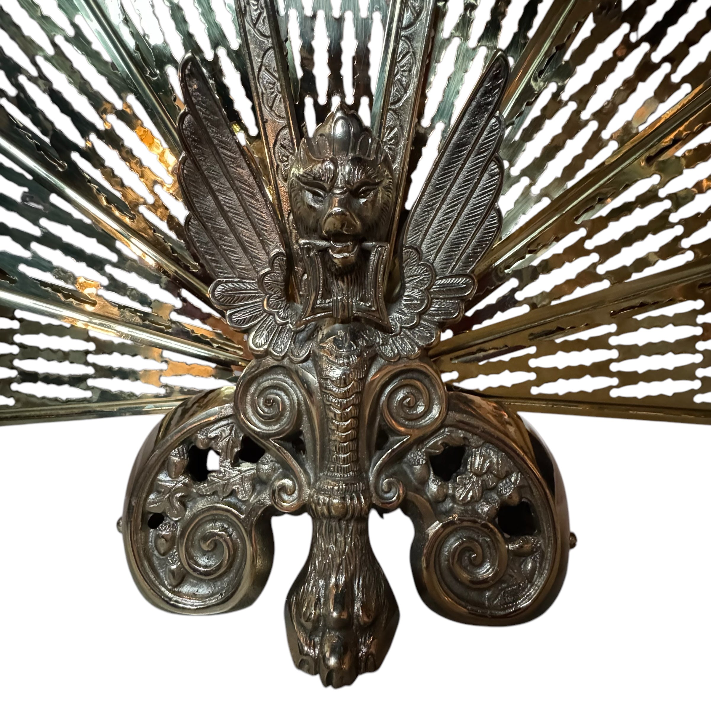 Sculpture
Screen
peacock
griffin
Gold
france
fireplace
fire screen
Brass
birds
art under 1000
Art
Antique Brass Peacock Fan Fire Screen
Brass Peacock Fan Fire Screen
Antique Fire Screen
Brass Peacock Fire Screen
antique peacock fire screen