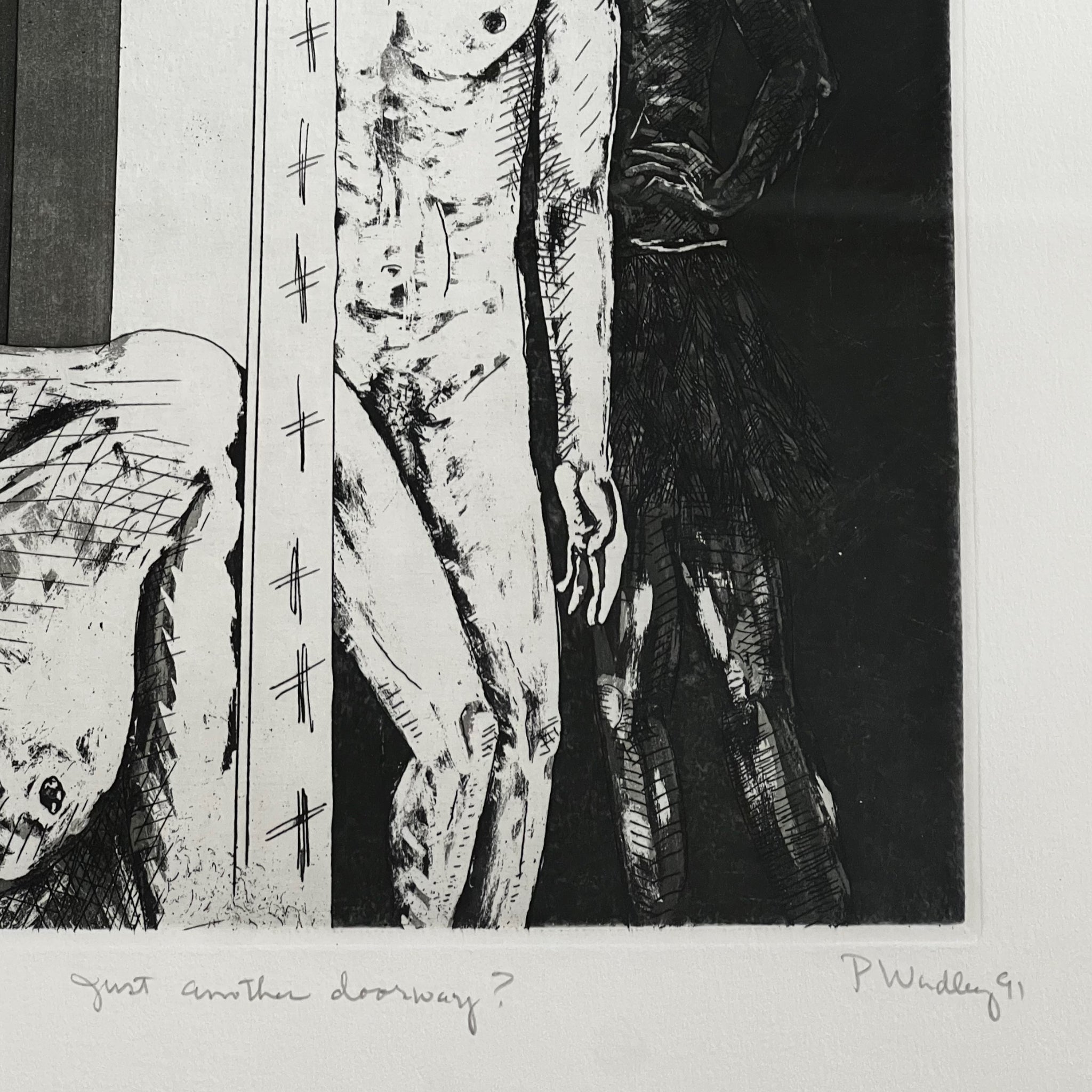 wall art
Texas artist
Print
Patrick Wadley
nudes
nude
in the buff
Home
framed
etching
black and white
Art
american
man
Figure