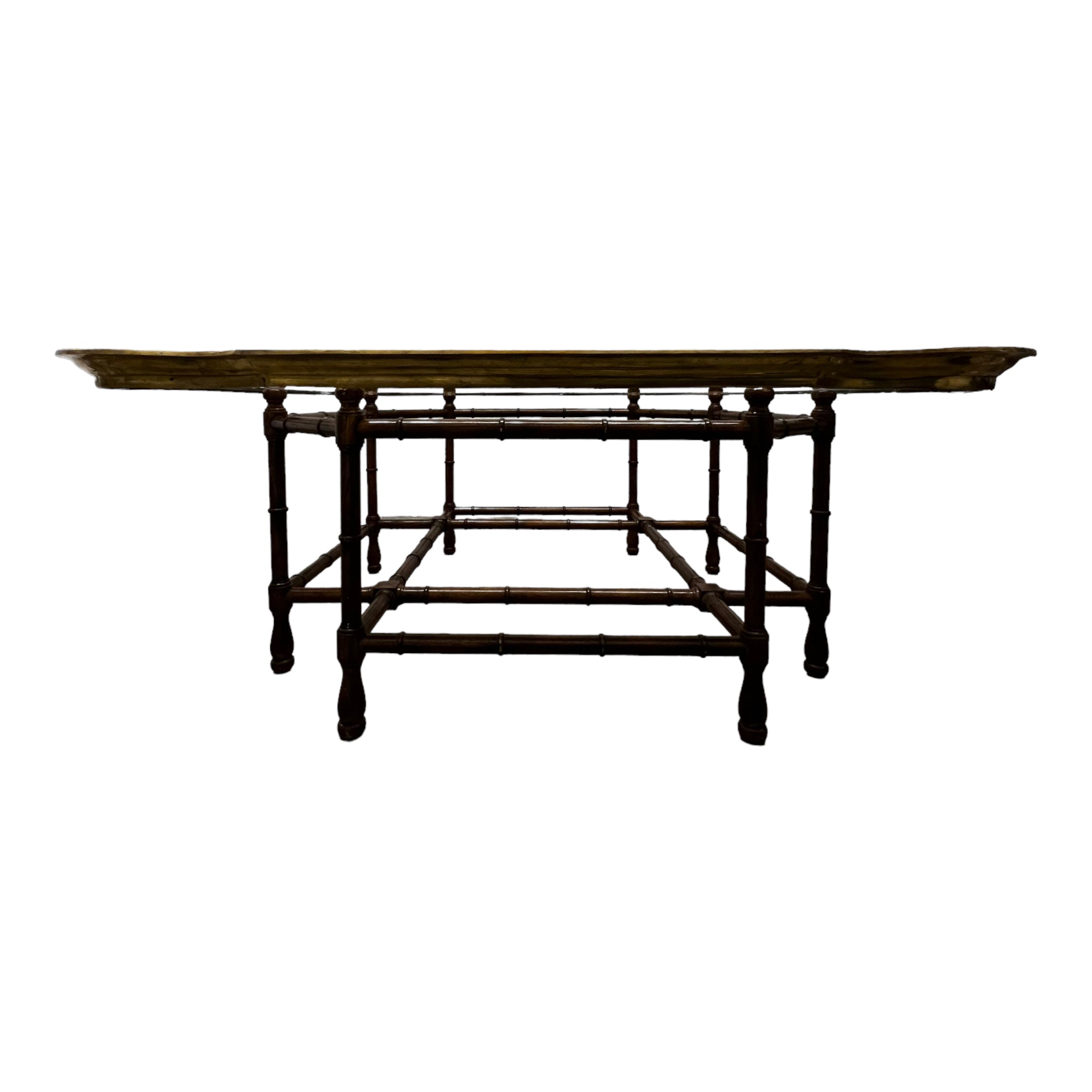 table
scalloped
metal
Home
glass
faux bois
Coffee table
brass
bamboo
baker furniture
1970s
octagonal