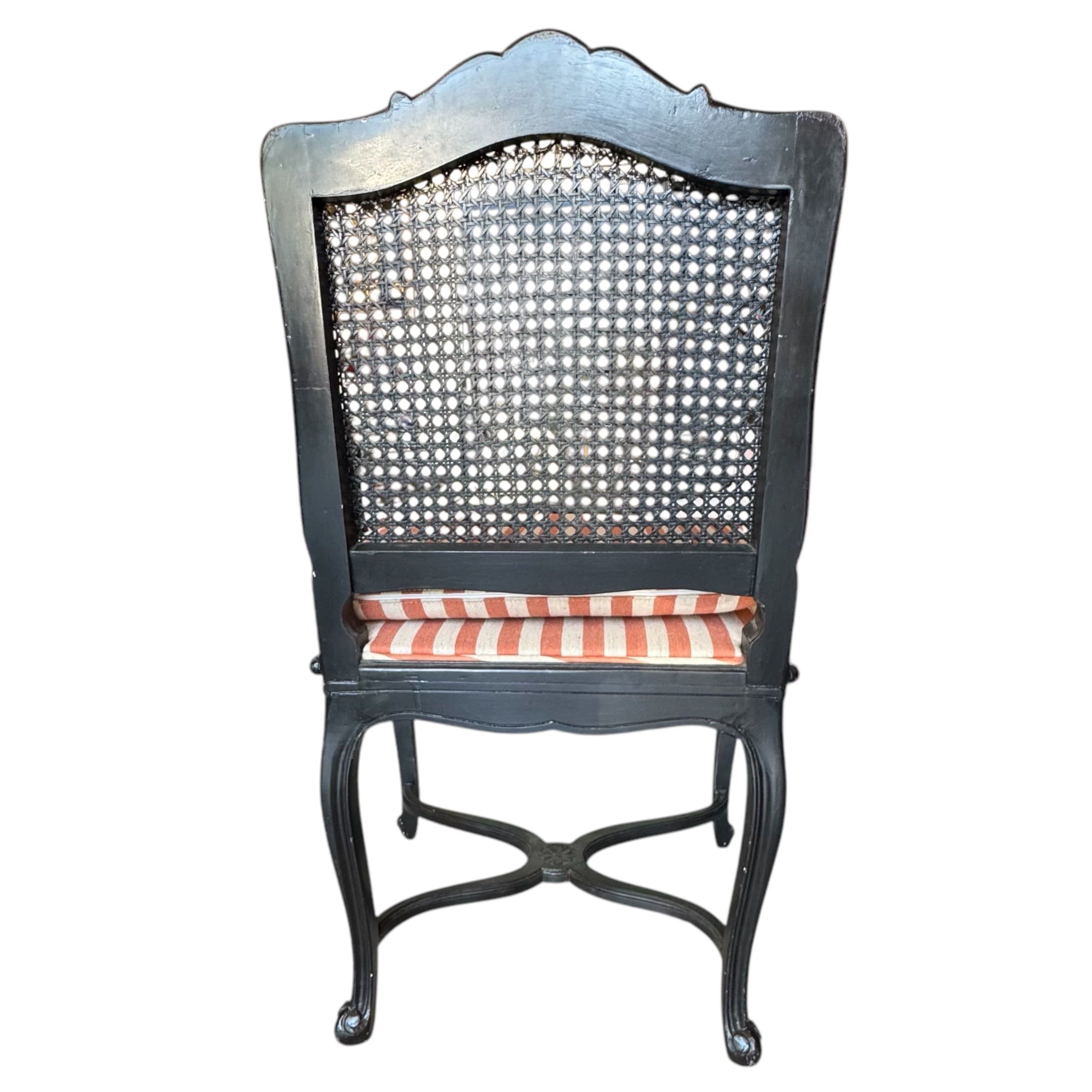 Walnut
striped
Louis XV
French
Chair
cane chair
cane
arm chairs
accent chair
Restored French Louis XV armchair with modern upholstery
reimagined classic design
vibrant striped fabric
walnut frame
Reupholstered Louis XV Furniture Vintage French Armchair
Classic French Furniture