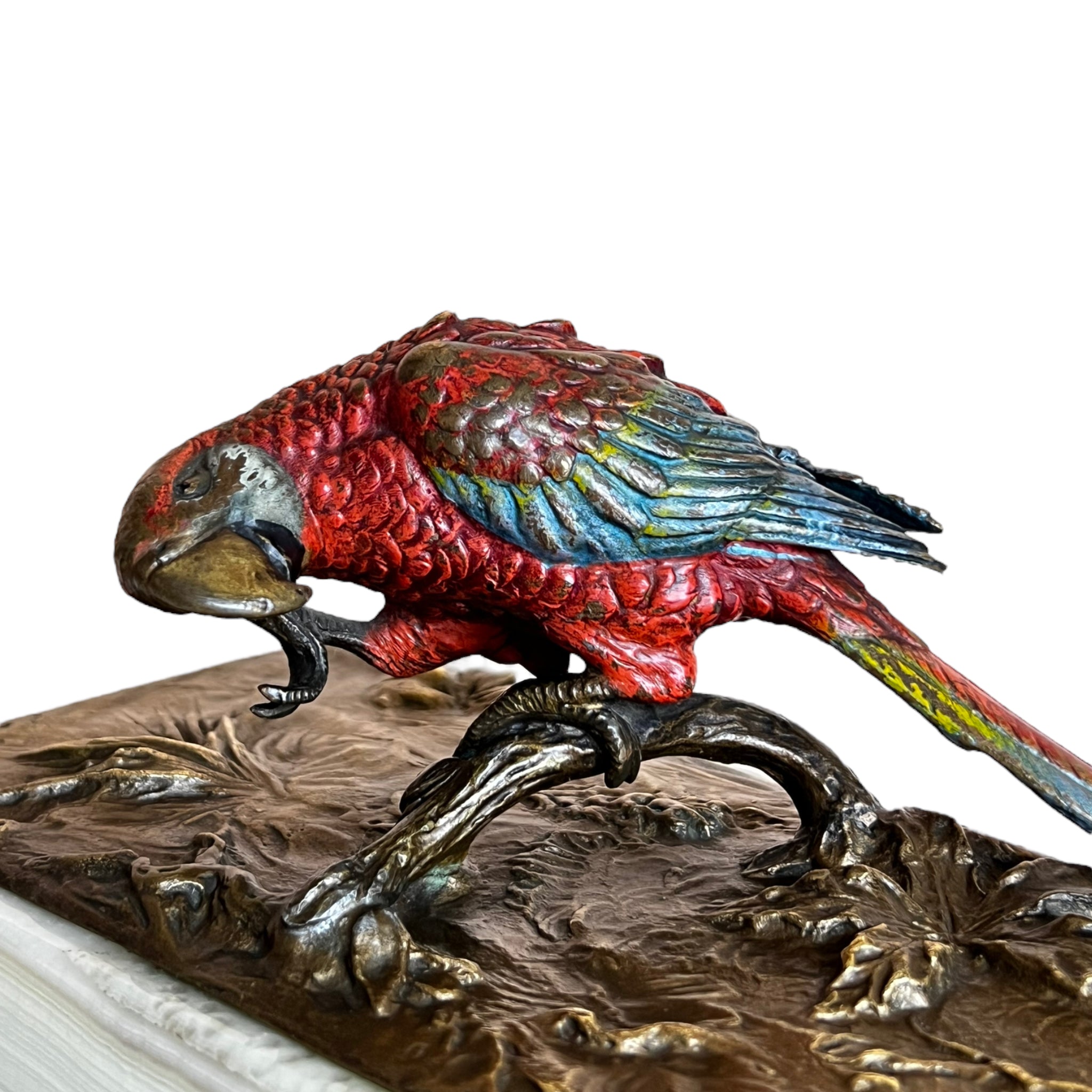 Table Top
Sculpture
sculptural
Plumes
parrot
metallic
Metalic
Metal
marble
living room
Living
Home
hand painted
gift idea
Decor
Colorful
Bronze
birds
bird
Austrian
