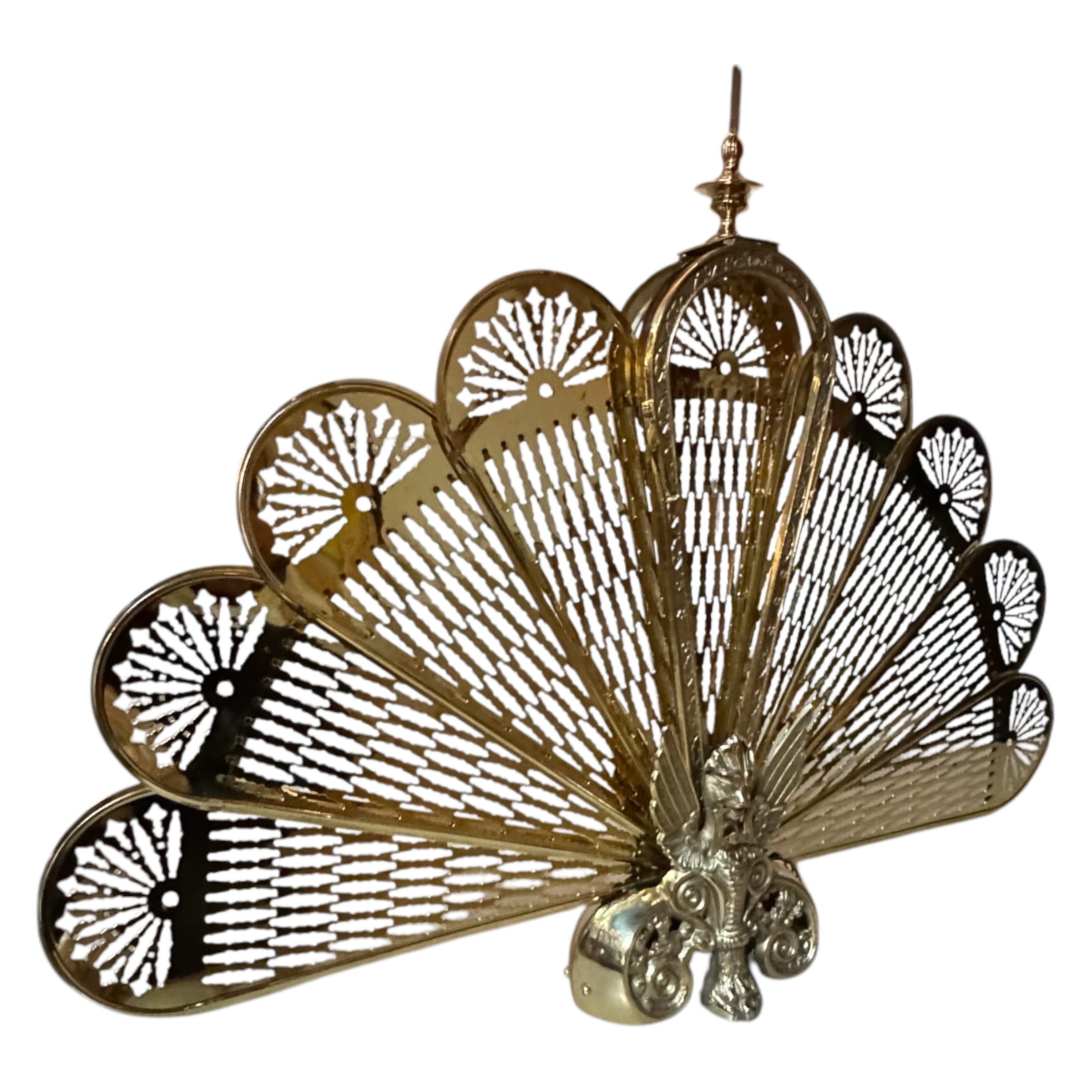 Sculpture
Screen
peacock
griffin
Gold
france
fireplace
fire screen
Brass
birds
art under 1000
Art
Antique Brass Peacock Fan Fire Screen
Brass Peacock Fan Fire Screen
Antique Fire Screen
Brass Peacock Fire Screen
antique peacock fire screen