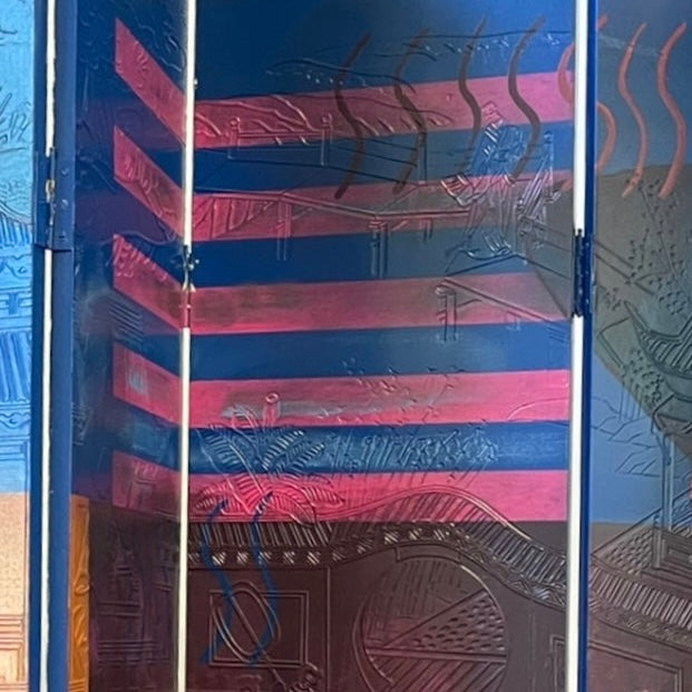 Hand Painted Chinese Screen by Caroline Lizarraga
Chinese Screen by Caroline Lizarraga
Hand Painted Chinese Screen austin
Hand Painted Chinese Screen by Caroline Lizarraga austin
Hand Painted Screen by Caroline Lizarraga
Painted Screen by Caroline Lizarraga
vibrant screen austin
large art austin 
Sculpture
panel
Paint
original art
original
nude
living room
in the buff
Home
Figure
face
Contemporary
Colorful
Chinese
China
chic
Caroline Lizarraga
bold
Art
Abstract