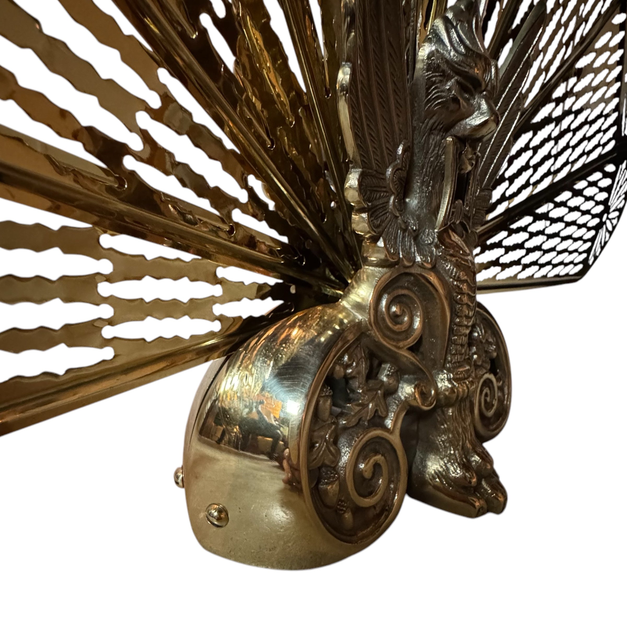 Sculpture
Screen
peacock
griffin
Gold
france
fireplace
fire screen
Brass
birds
art under 1000
Art
Antique Brass Peacock Fan Fire Screen
Brass Peacock Fan Fire Screen
Antique Fire Screen
Brass Peacock Fire Screen
antique peacock fire screen