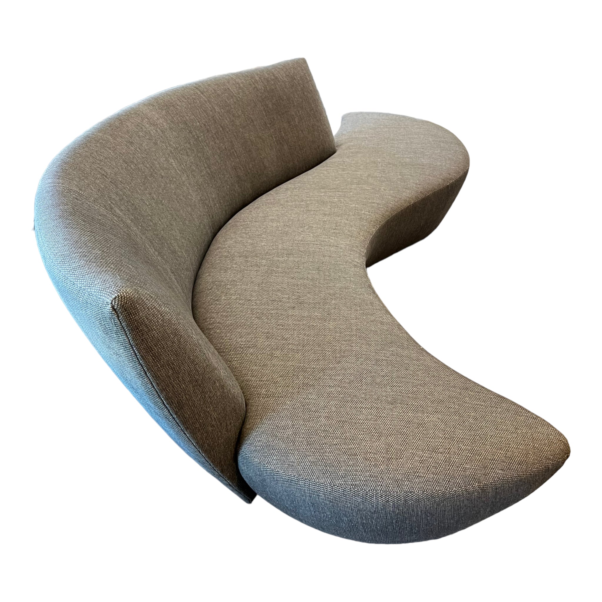 Vladimir Kagan
Vladimir Kagan Bilbao Sofa: A Sculptural Masterpiece of Mid-Century Modern 
Vladimir Kagan Bilbao Sofa
vladimir kagan sofa austin
vintage sofa austin
vintage couch
kagan seating austin
Modern Design
Design
upholstery
spain
sofa
serpentine
mid century modern
living room
kagen
Home
Furniture
curved
Bilboa sofa
bilboa sofa austin
avant garde
1990s