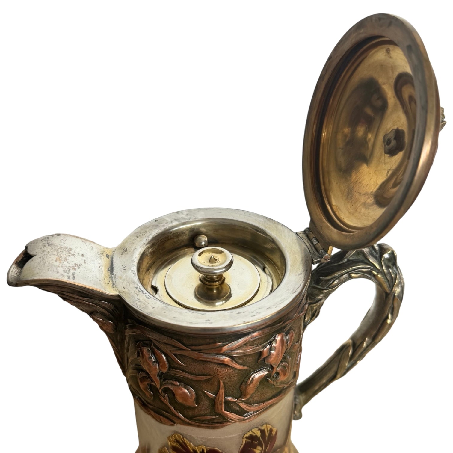 Vintage
Victor Saglier
tableware
Table Top
pitcher
handblown glass
Glass
Gilded
French
france
entertaining
Brass
art nouveau
antique
19th century
serveware
Art Nouveau Pitcher by Victor Saglier
Art Nouveau Pitcher
Pitcher by Victor Saglier
antique pitcher
antique austin
rare art nouveau