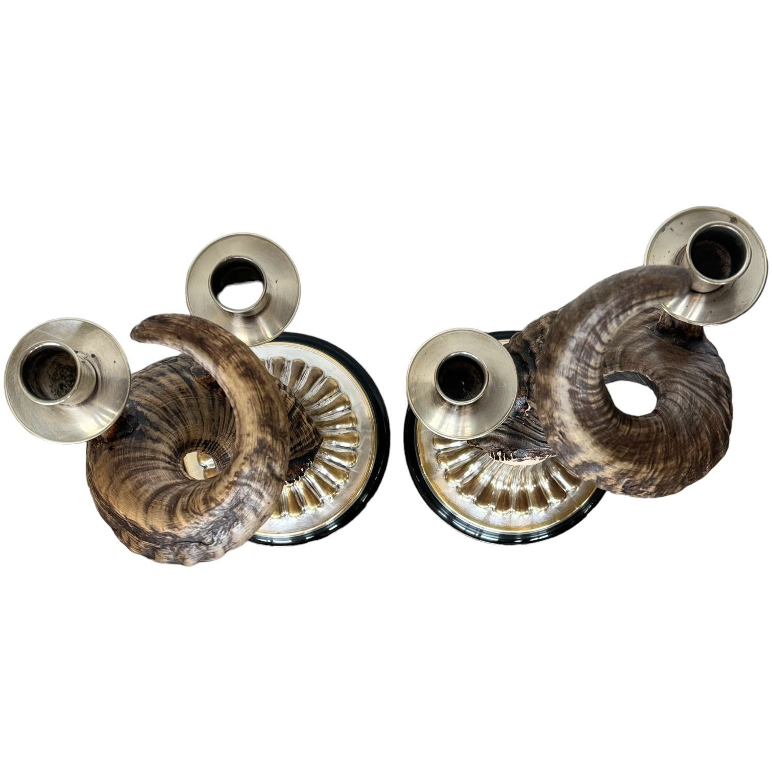 Vintage
tabletop
Table Top
ram horns
Mid century
Metal
J Anthony Redmile
Horns
hand crafted
faux horn
candlesticks
candleholder
candelabra
Bronze
Brass
Ram Horn Candlesticks in the manner of J. Anthony Redmile
ram horns austin
Faux Ram Horn Candlesticks
animal art austin
eclectic
gift idea
gift guide