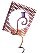 Luis Colmenares (American/New Orleans, b. 1959), Two Steel Three Light Candlestick Sculptures, 1998, Candlesticks, Steel, multicolored, New Orleans, Sculptures, Powder Coated