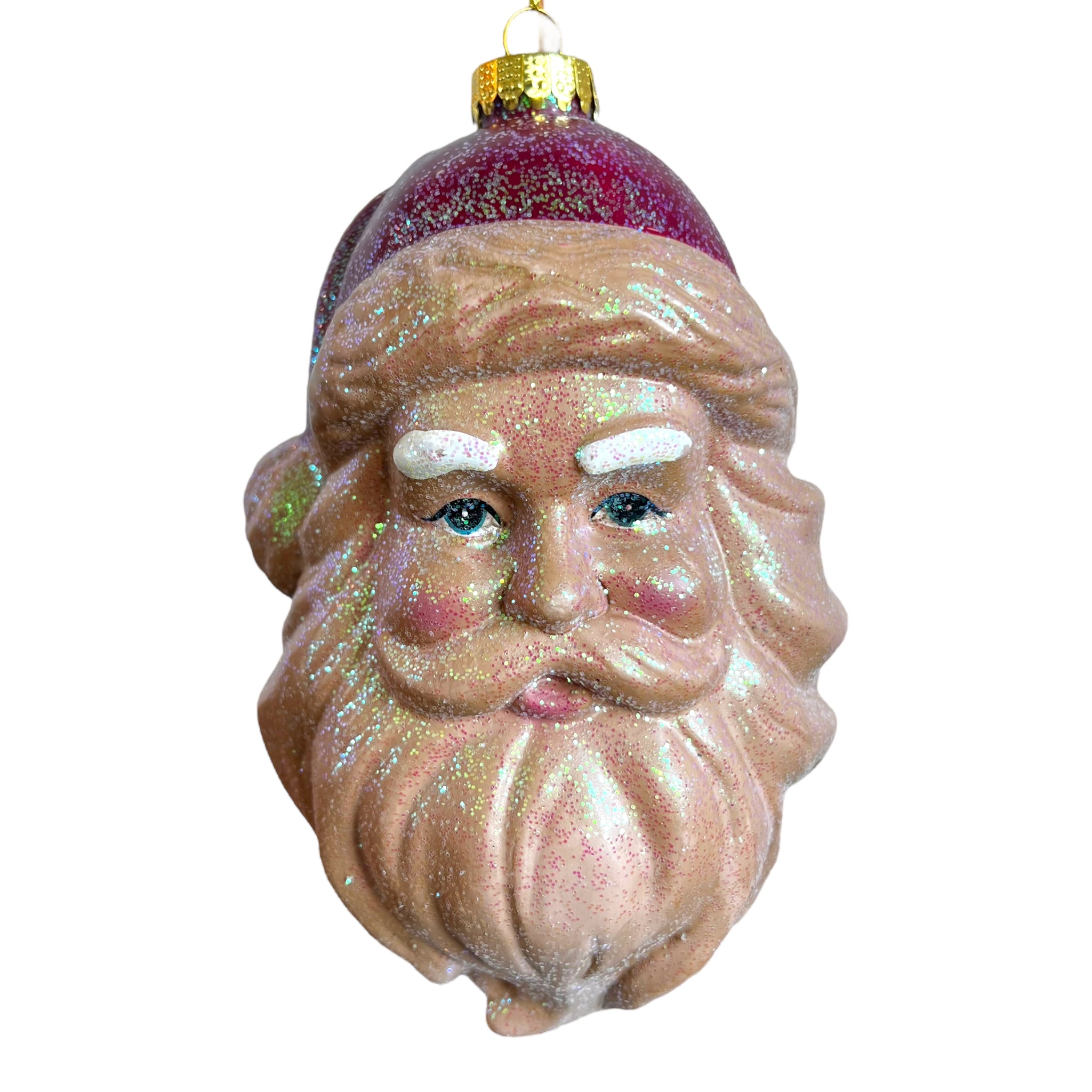 Vintage
st nick
santa claus
Santa
sale
Red
ornaments
holiday
glitter
Festive
entertaining
decorative
Decor
christmas
80s
1980s
Table Top
Figure
head
face
religious