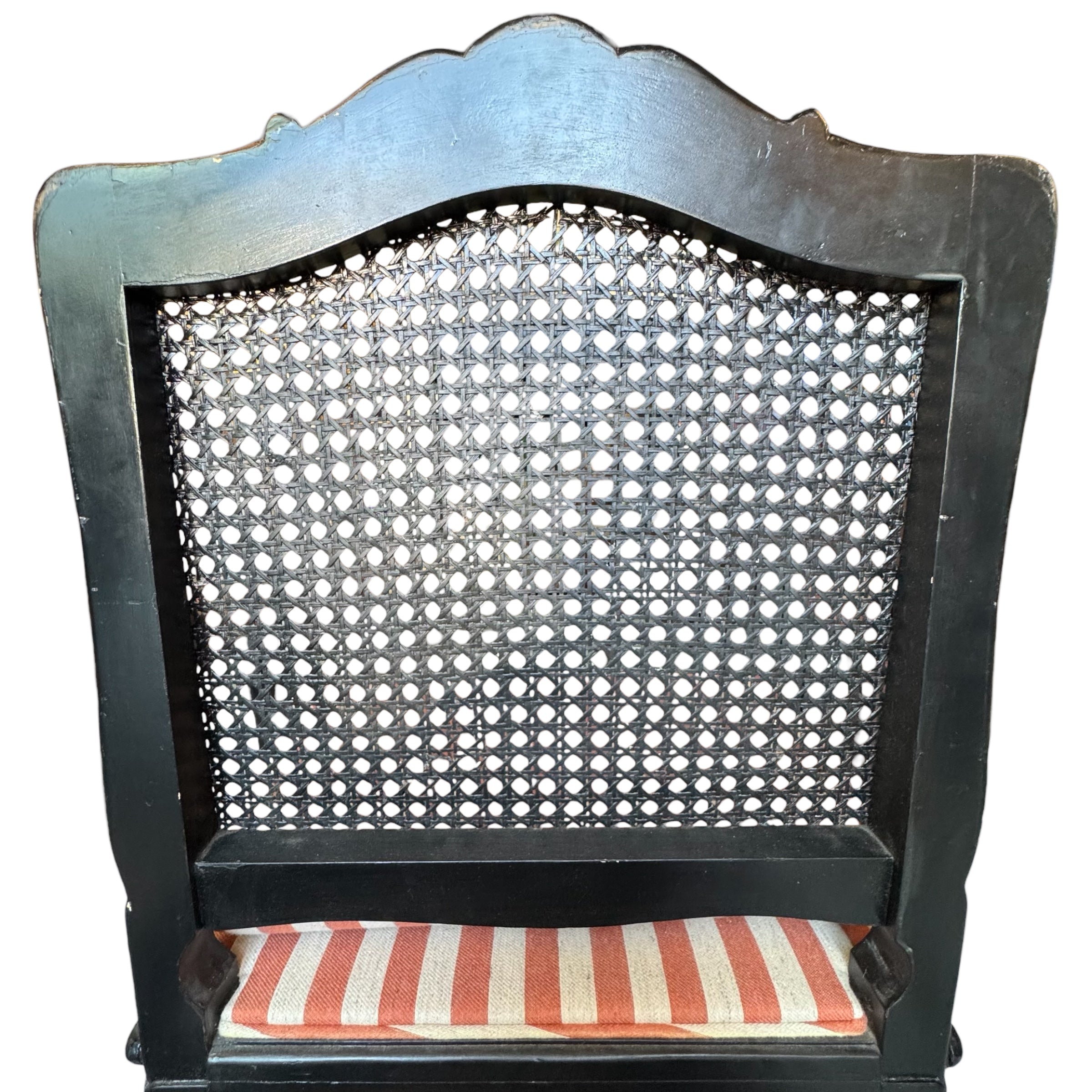 Walnut
striped
Louis XV
French
Chair
cane chair
cane
arm chairs
accent chair
Restored French Louis XV armchair with modern upholstery
reimagined classic design
vibrant striped fabric
walnut frame
Reupholstered Louis XV Furniture Vintage French Armchair
Classic French Furniture