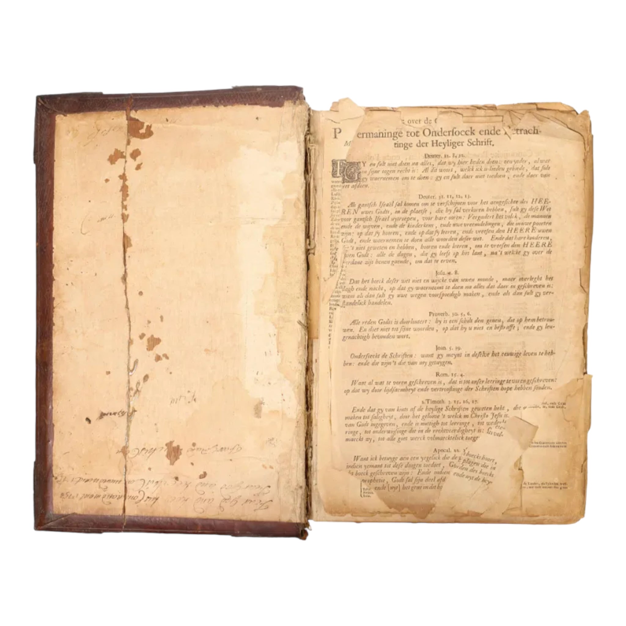 Netherlands
leather
illustrated
Home
Dutch
Decor
books
Book
Bible
Art
antique
18th century
religious
1700s
embossed
hand written