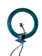 Luis Colmenares (American/New Orleans, b. 1959), Two Steel Three Light Candlestick Sculptures, 1998, Candlesticks, Steel, multicolored, New Orleans, Sculptures, Powder Coated