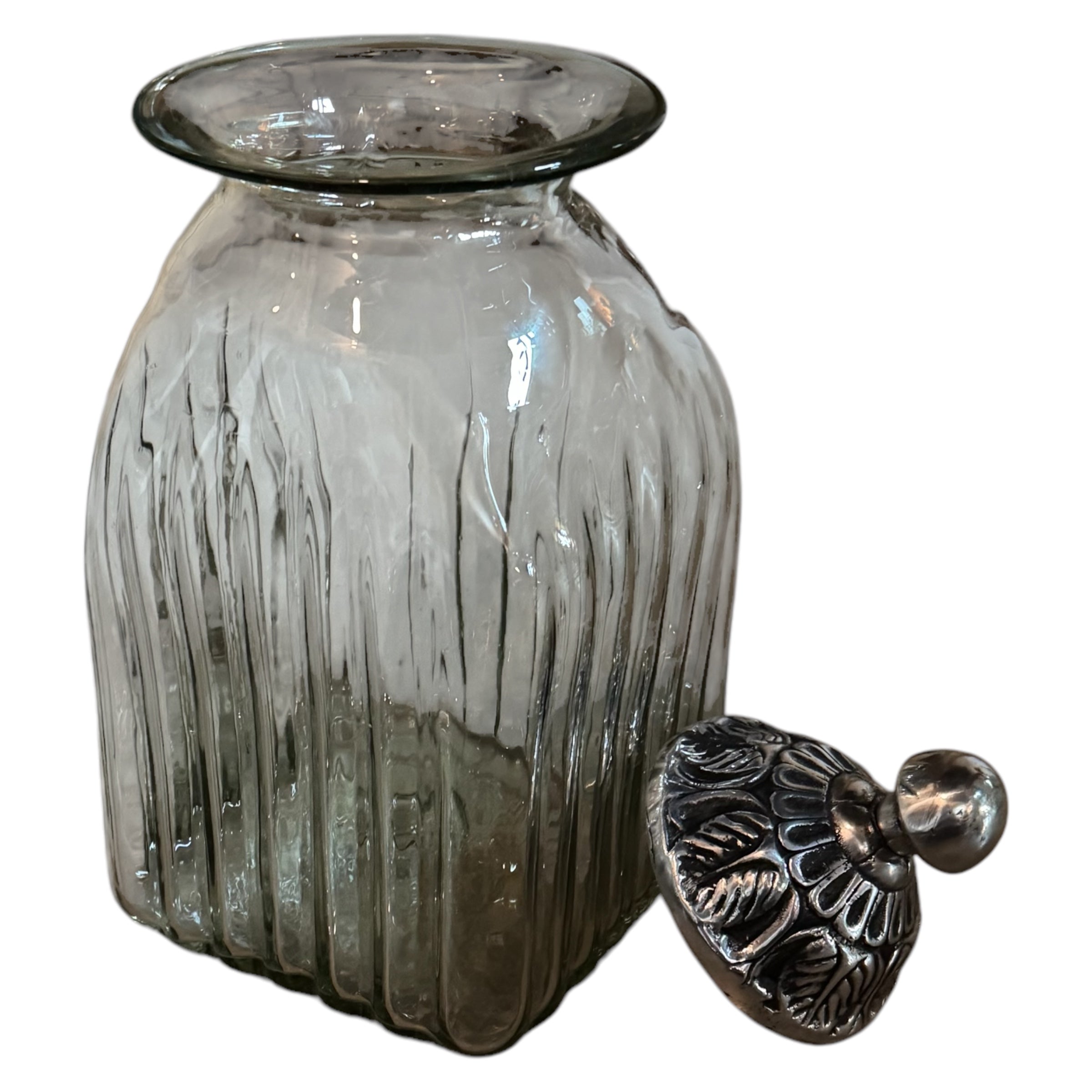 tabletop
Table Top
pewter
jars
handblown glass
Glass
gift idea
containers
canisters
Set of Three Vintage Hand-Blown Glass Canisters with Pewter Lids
Vintage Hand-Blown Glass Canisters with Pewter Lids
Vintage Hand-Blown Glass Canisters
pewter lids
vintage jars