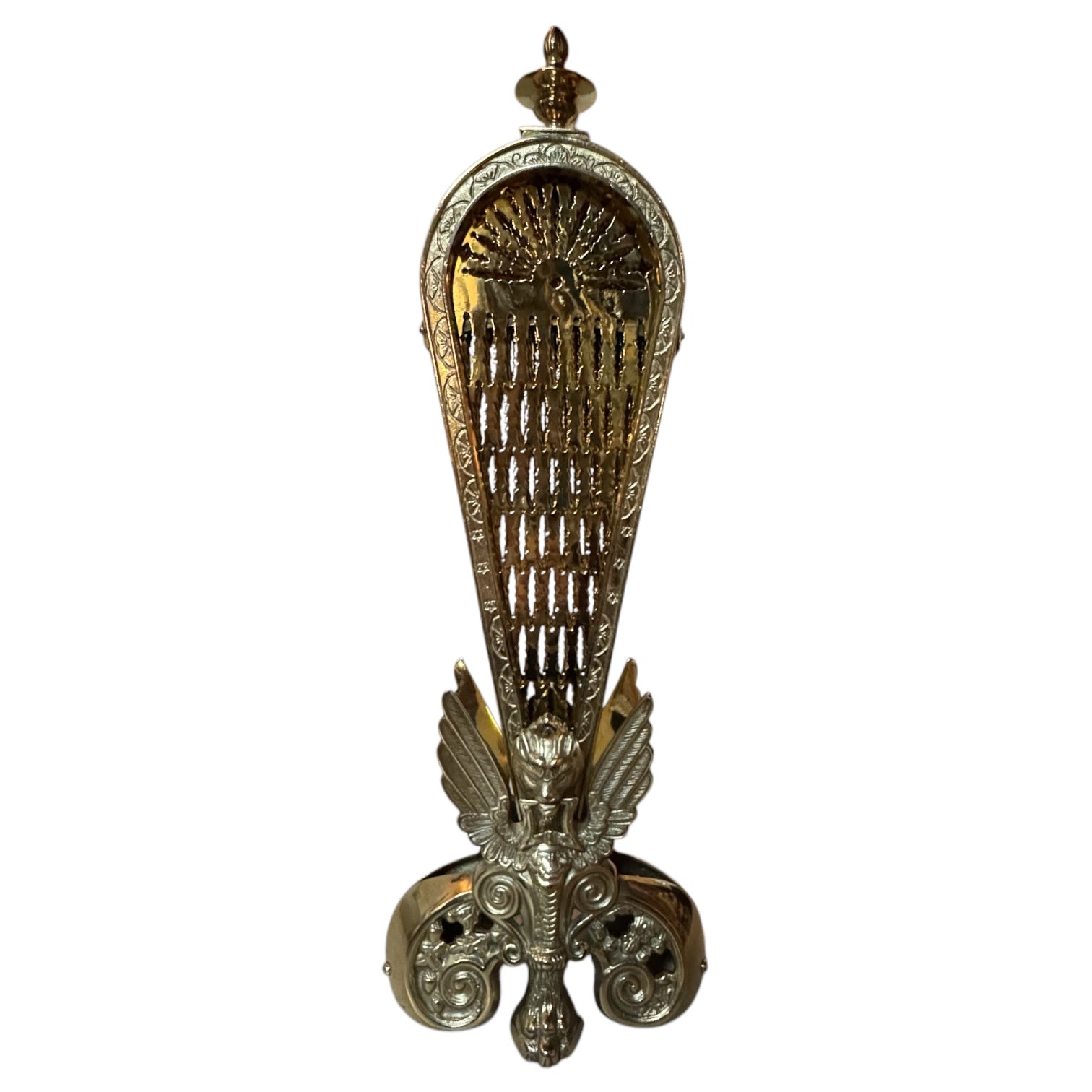 Sculpture
Screen
peacock
griffin
Gold
france
fireplace
fire screen
Brass
birds
art under 1000
Art
Antique Brass Peacock Fan Fire Screen
Brass Peacock Fan Fire Screen
Antique Fire Screen
Brass Peacock Fire Screen
antique peacock fire screen
