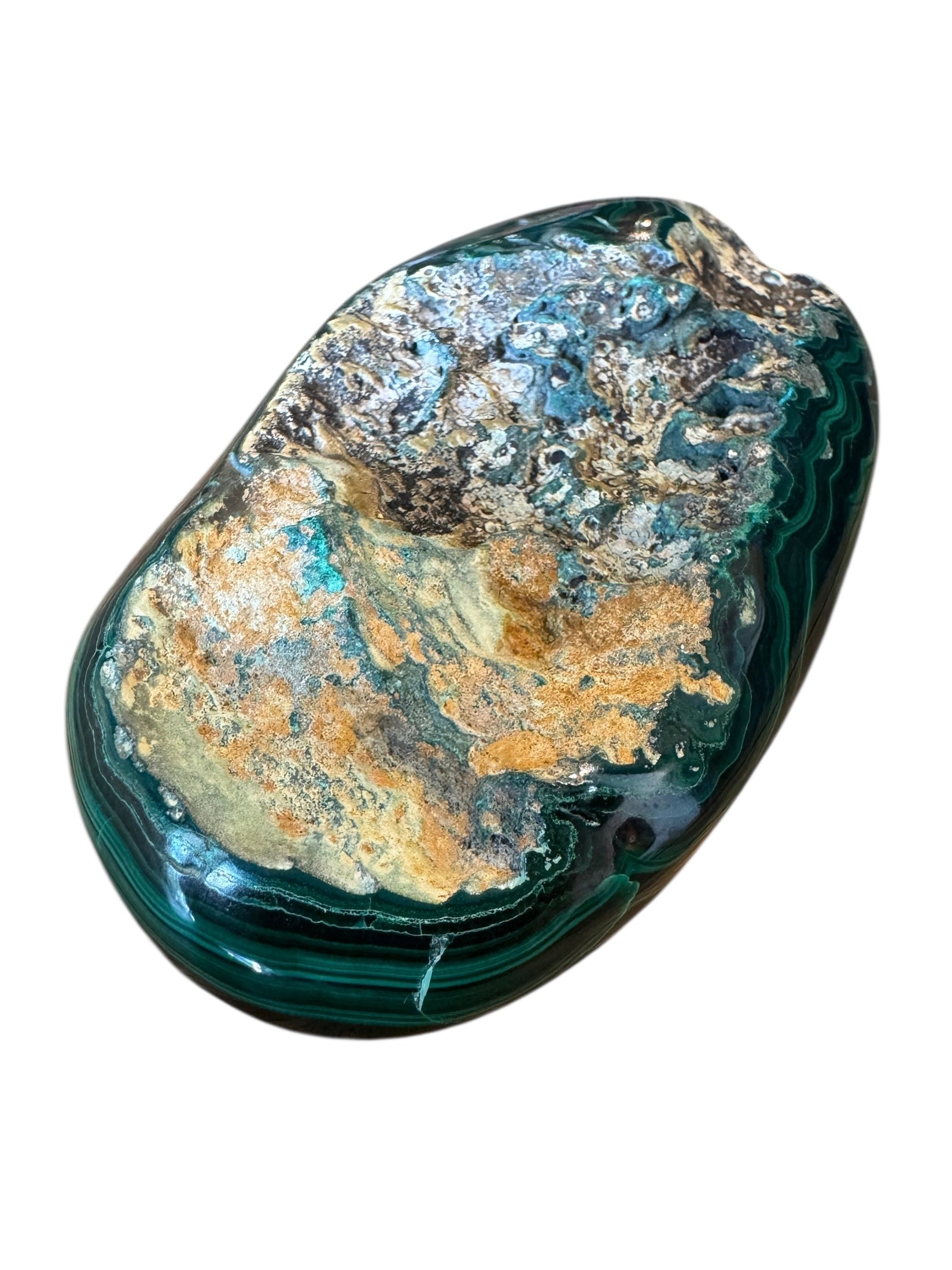 Malachite specimen
Mineral inclusion
Banded patterns
Natural textures
Polished stone
Collector's item
Unique find
Rare specimen
Green hues
Mineral matrixMalachite
Specimen
Mineral
Stone
Banded
Green
Unique
Rare
Polished
Textured
Matrix
Collectible
Display
Natural
Vibrant