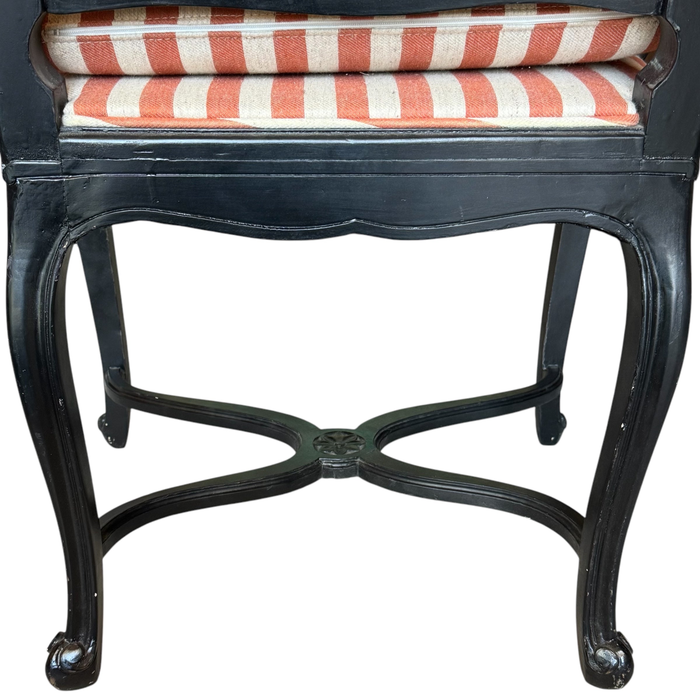 Walnut
striped
Louis XV
French
Chair
cane chair
cane
arm chairs
accent chair
Restored French Louis XV armchair with modern upholstery
reimagined classic design
vibrant striped fabric
walnut frame
Reupholstered Louis XV Furniture Vintage French Armchair
Classic French Furniture