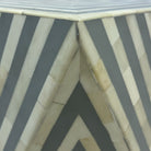White
Table
stripes
striped
small table
Side table
Plant stand
Occasional table
nightstand
Inlay
Inlaid
grey
geometric
end table
Bone
1990s
inlaid bone table
geometric design
geometric table design
hourglass-shaped occasional table
Grey & White Bone Inlaid "Hour Glass" Side Table
vintage table
vintage table austin