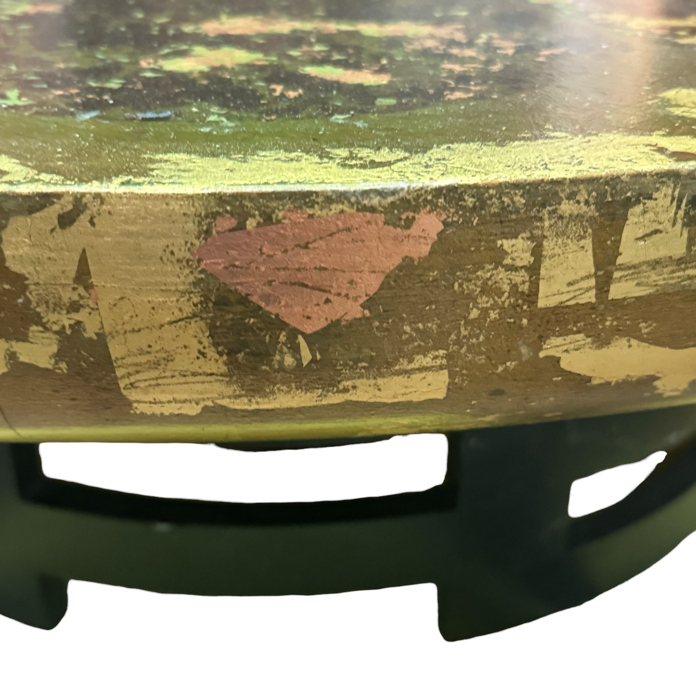 Table
patterned
mid century modern
metallic
mahogany
lotus
lacquer
gold leaf
Gilt
geometric
Coffee table
1950s
patterned table top
Muller & Barringer
Muller & Barringer table
unique coffee table
retro table
retro
geometric design
vintage table austin
vintage table