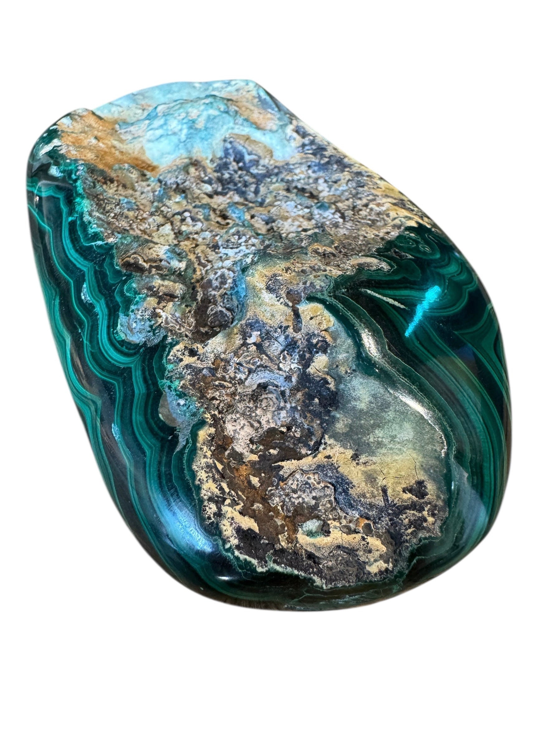 Malachite specimen
Mineral inclusion
Banded patterns
Natural textures
Polished stone
Collector's item
Unique find
Rare specimen
Green hues
Mineral matrixMalachite
Specimen
Mineral
Stone
Banded
Green
Unique
Rare
Polished
Textured
Matrix
Collectible
Display
Natural
Vibrant