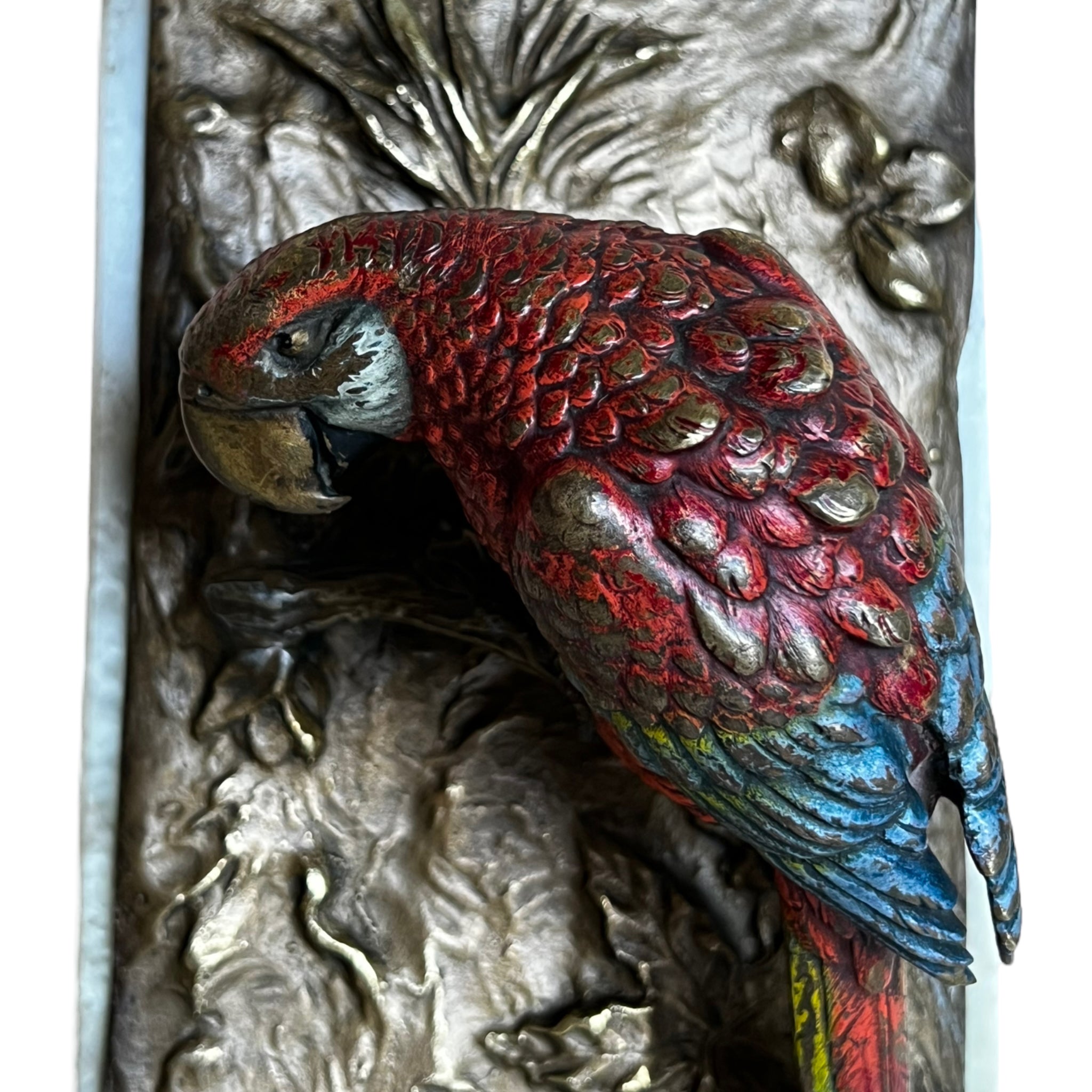 Table Top
Sculpture
sculptural
Plumes
parrot
metallic
Metalic
Metal
marble
living room
Living
Home
hand painted
gift idea
Decor
Colorful
Bronze
birds
bird
Austrian