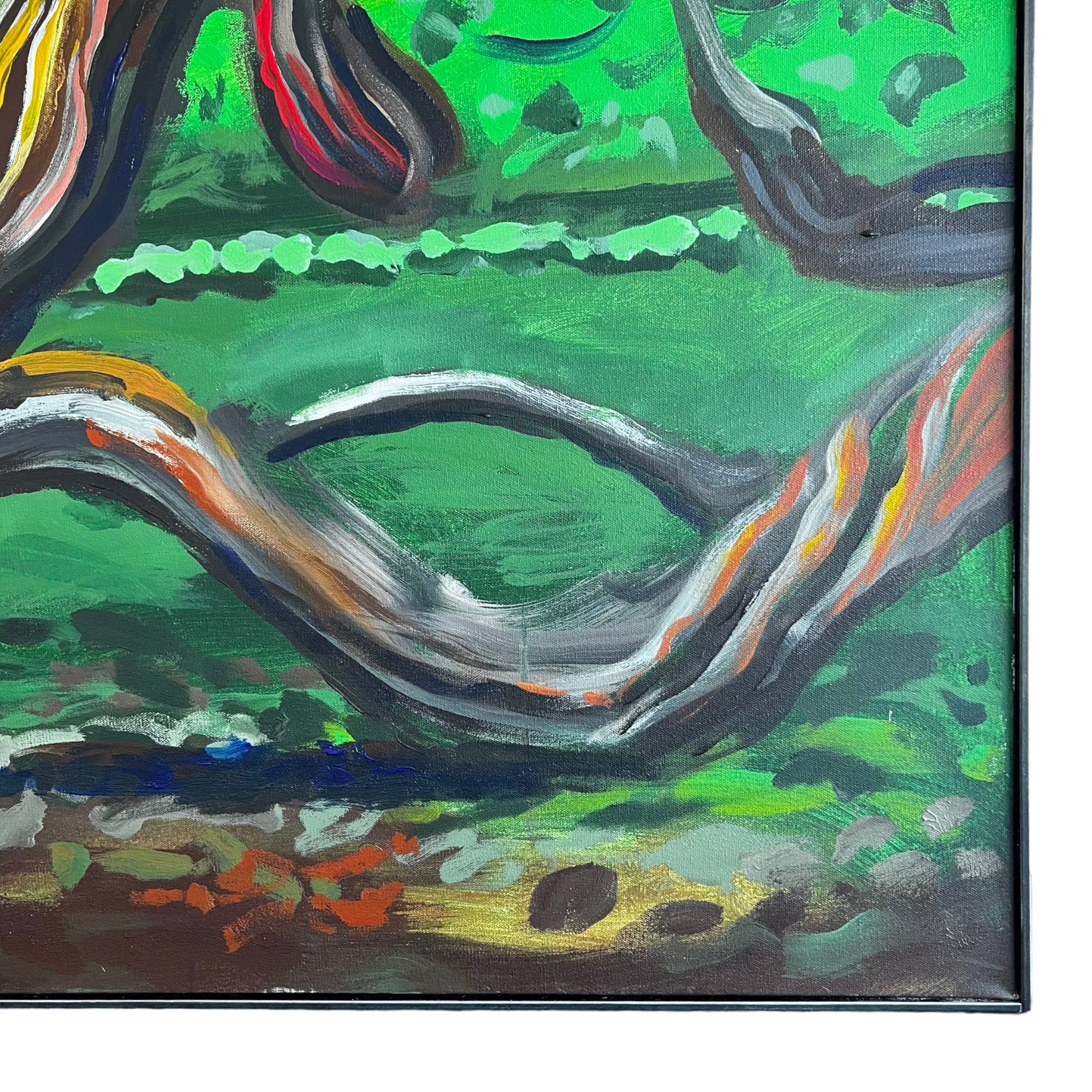 wall art
trees
Spanish artist
spain
living room
Living
Jesus Zamarron
Home
framed
Contemporary
Colorful
blue and green
Art
acrylic painting
Large art
steel frame