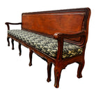 wood
spain
reupholstered
Red
living room
home decor
Home
entryway
dining room
custom
cabriole legs
black and white
bench
spanish
geometric
geometric design
large chair