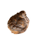 Terracotta bust of Madame de Pompadour, highlighting her elegant features and elaborate coiffure in the Rococo style of the French court.