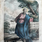 wall art
tin
saint matthew
retablo
religious
Mexico
Mexican
Home
folk art
Art
antique
19th century
art under 1000