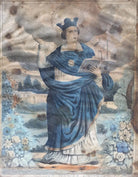 wall art
tin
Saint Thomas of Aquino
retablo
religious
Mexico
Mexican
Home
folk art
Art for All
Art
antique
19th century
art under 1000
Glass