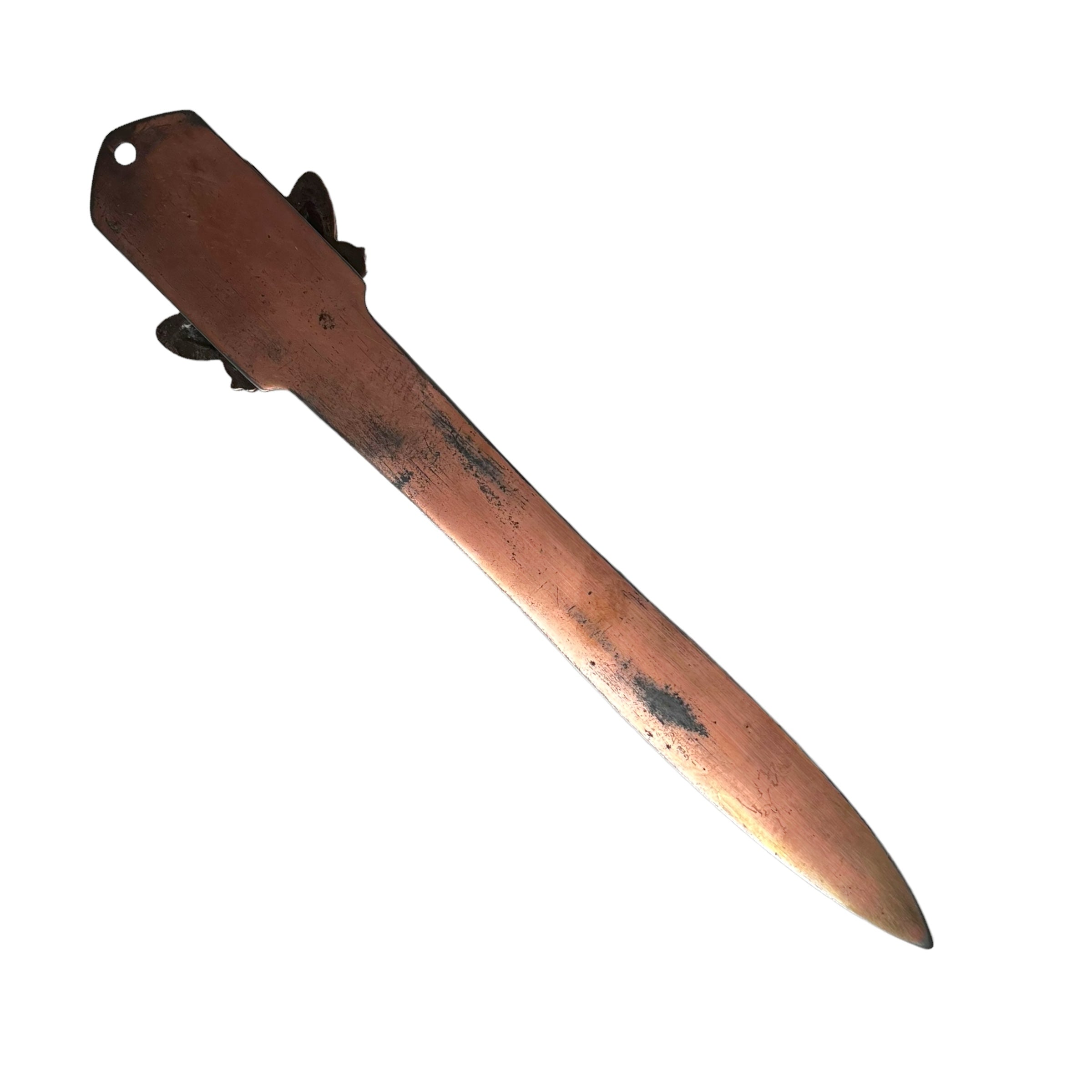 Vintage
tabletop
Table Top
Sculpture
sculptural
Letter opener
Judd Manufacturing Co
iron
imp
Home
devil
clip
Brass
office
desk accessories
face