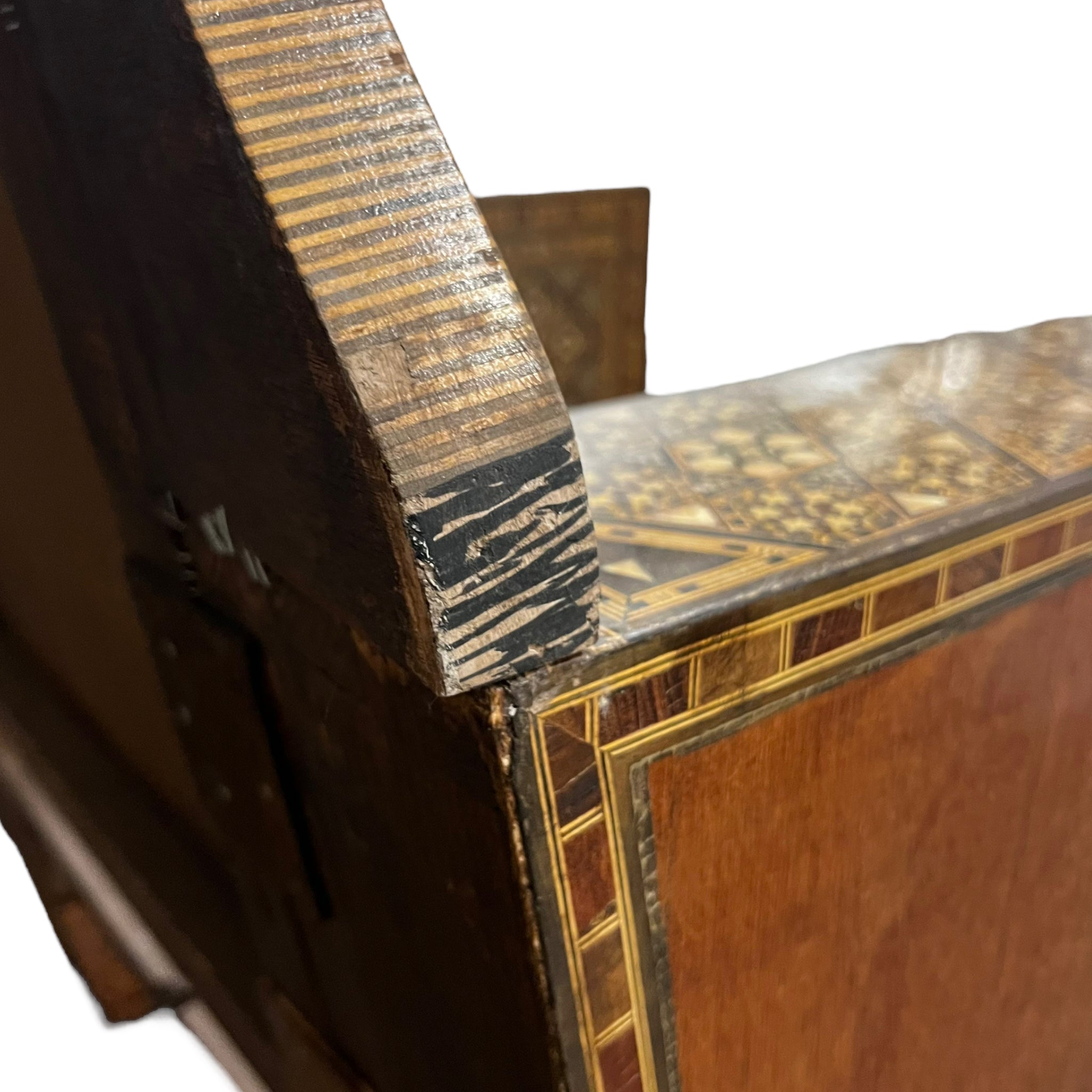 wood
antique chair austin
vintage chair 
vintage chair austin
19th Century Inlaid Syrian Club Chairs
Inlaid Syrian Club Chairs
19th Century Inlaid Syrian Club Chairs austin
Syrian Club Chairs
 Inlaid Syrian Club Chairs austin
Syria
mother of pearl
leather
large chair
intricate
inlay
home
club chair
chair
carved
Bone
19th century
arabic
camel bone
antique
patterned
geometric
intricate