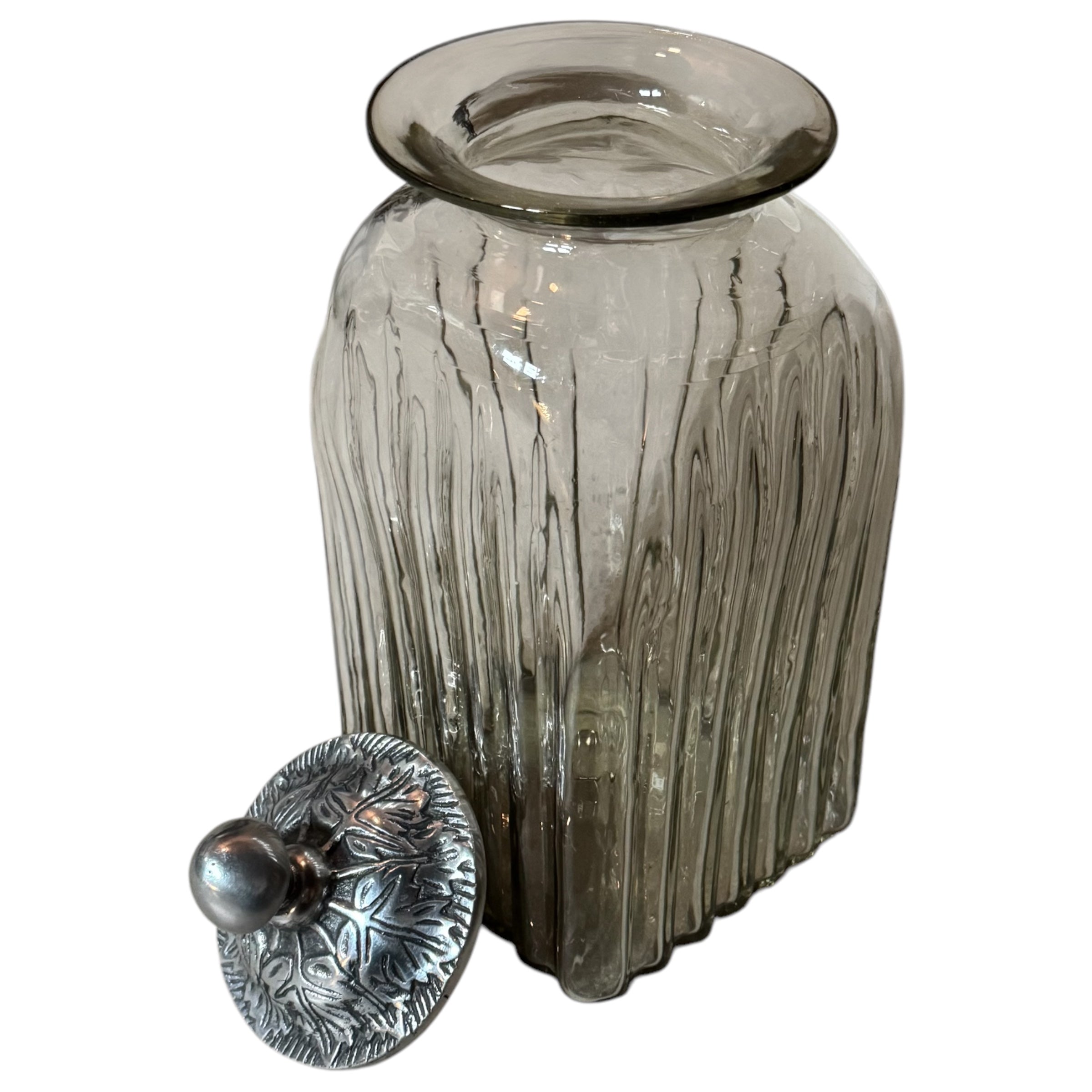 tabletop
Table Top
pewter
jars
handblown glass
Glass
gift idea
containers
canisters
Set of Three Vintage Hand-Blown Glass Canisters with Pewter Lids
Vintage Hand-Blown Glass Canisters with Pewter Lids
Vintage Hand-Blown Glass Canisters
pewter lids
vintage jars