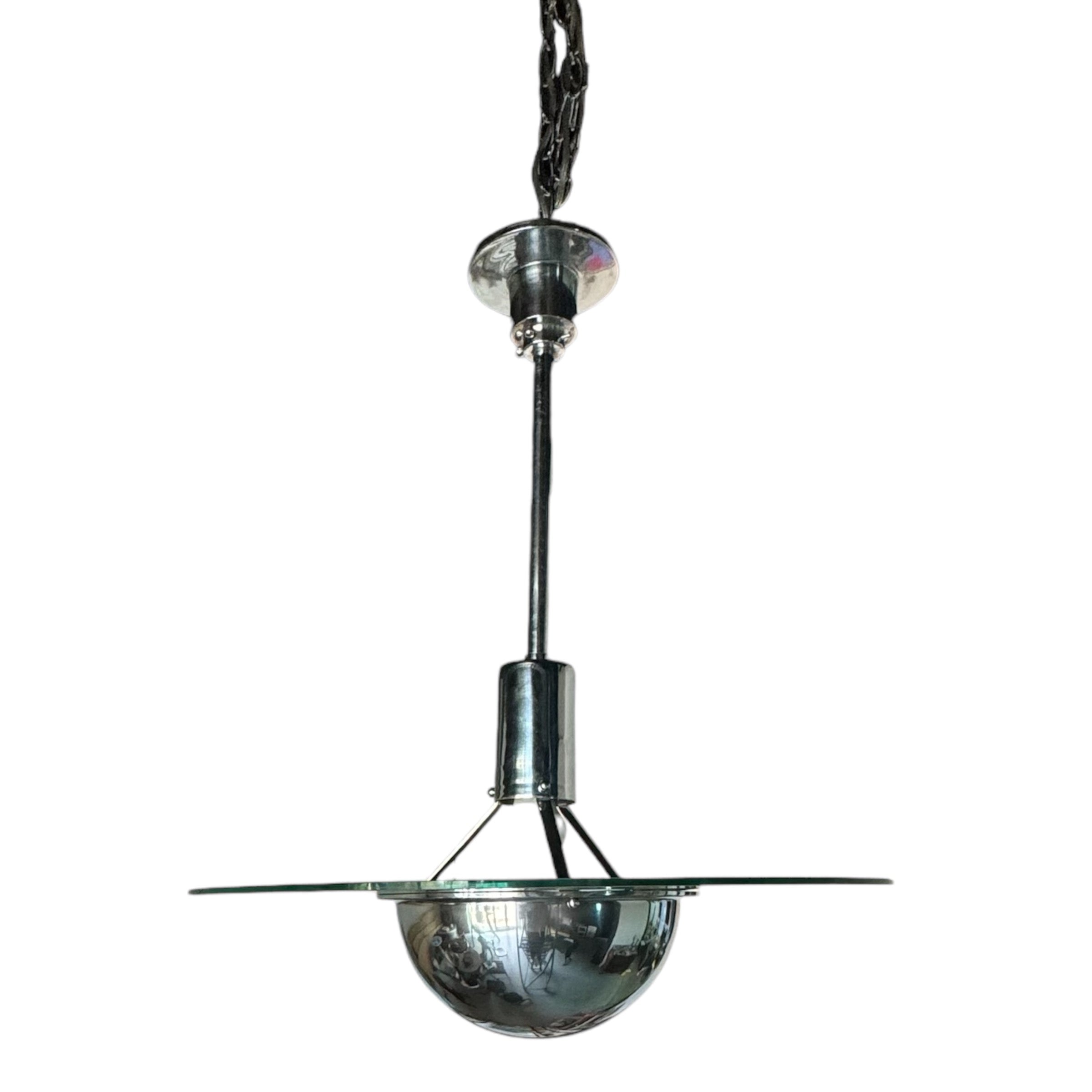 Vintage
space age
Silver
Overhead lighting
Lighting
italian
Glass
Gaetano Sciolari
czech
Chrome
chandelier
Art Deco
1960s
Gaetano Sciolari Attributed Pendant with Frosted Glass Sphere
Pendant with Frosted Glass Sphere
hanging lamp
Gaetano Sciolari Frosted Glass Sphere
retro
retro lamp
art deco lamp
1960s lamp
vintage lamp
vintage lamp austin