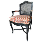Walnut
striped
Louis XV
French
Chair
cane chair
cane
arm chairs
accent chair
Restored French Louis XV armchair with modern upholstery
reimagined classic design
vibrant striped fabric
walnut frame
Reupholstered Louis XV Furniture Vintage French Armchair
Classic French Furniture