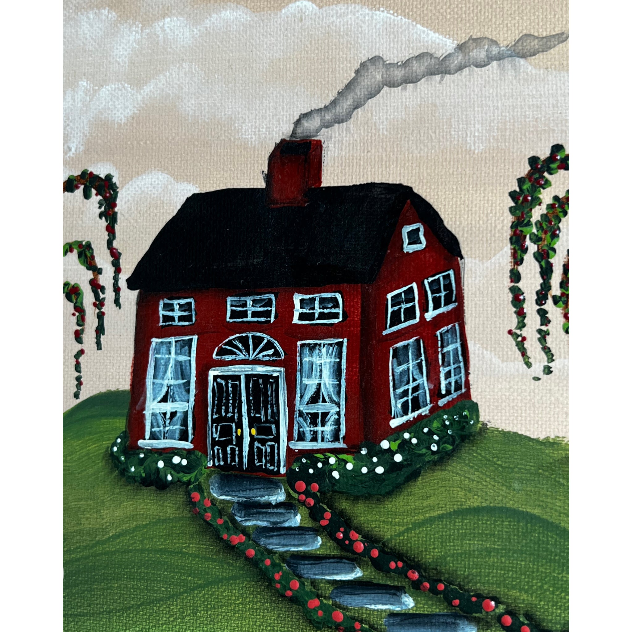 wall art
Vintage
trees
sheep
Painting
original art
Home
Green
folk art
Barbara Thibodeaux
Art
Animals
american
acrylic painting
2000s
Landscape