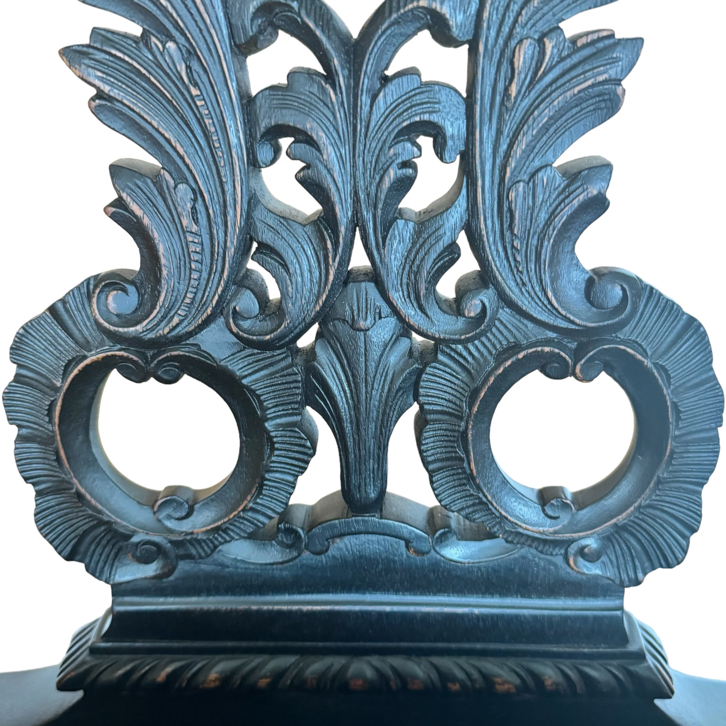 wood
Snakes
serpent
Floral
ebony wood
claw feet
Chippendale
chairs
carved
arm chairs
accent chair
20th Century
George III Chippendale Style Ebonized Armchair
Chippendale Style Ebonized Armchair
Ebonized Armchair
needlepoint flower design
vintage chairs
vintage chairs austin
carved crest
cabriole legs
velvet