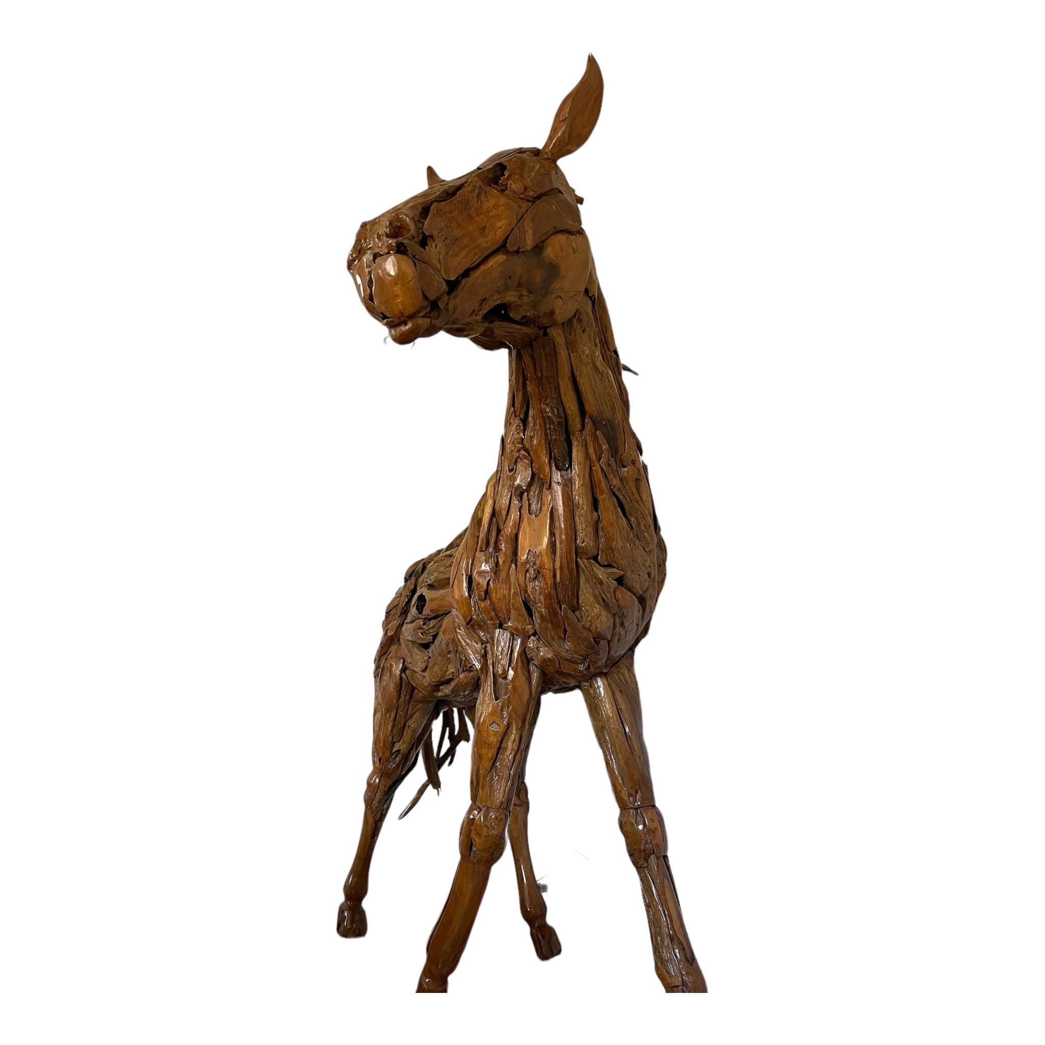 wood
life-sized equestrian sculpture
life-sized equestrian sculpture austin
equestrian sculpture
equestrian sculpture austin
teakwood horse austin
life-size horse austin
large teak horse
horse in the manner of Deborah Butterfield
Deborah Butterfield horse austin
teakwood
Teak
Sculpture
sculptural
life size
Large art
Horse
equestrian
Art
Animal
animal art
statue
HANDCRAFTED
centerpiece