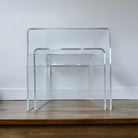 waterfall
Table
small table
Side table
Occasional table
nesting table
modern
lucite
Home
Coffee table
Art Deco
1970s