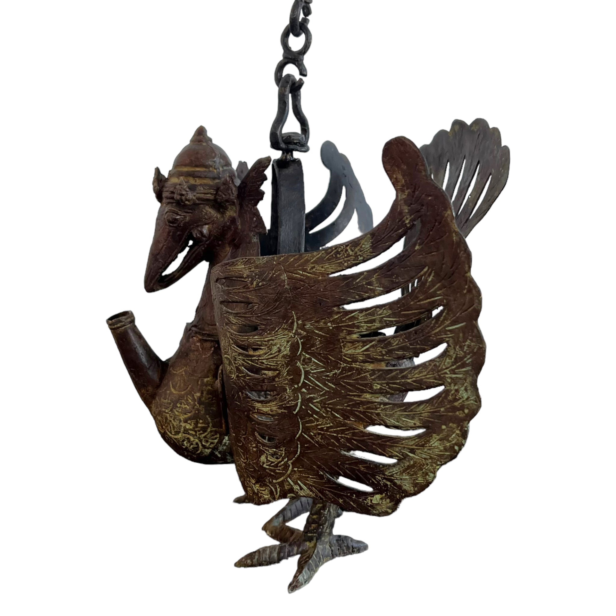 wings
Spooky
Sculpture
Plumes
Lamp
India
Home
decorative
Decor
Bronze
Brass
birds
bird
Art
peacock
hanging lamp
feathers
folk art
antique