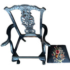 wood
Snakes
serpent
Floral
ebony wood
claw feet
Chippendale
chairs
carved
arm chairs
accent chair
20th Century
George III Chippendale Style Ebonized Armchair
Chippendale Style Ebonized Armchair
Ebonized Armchair
needlepoint flower design
vintage chairs
vintage chairs austin
carved crest
cabriole legs
velvet