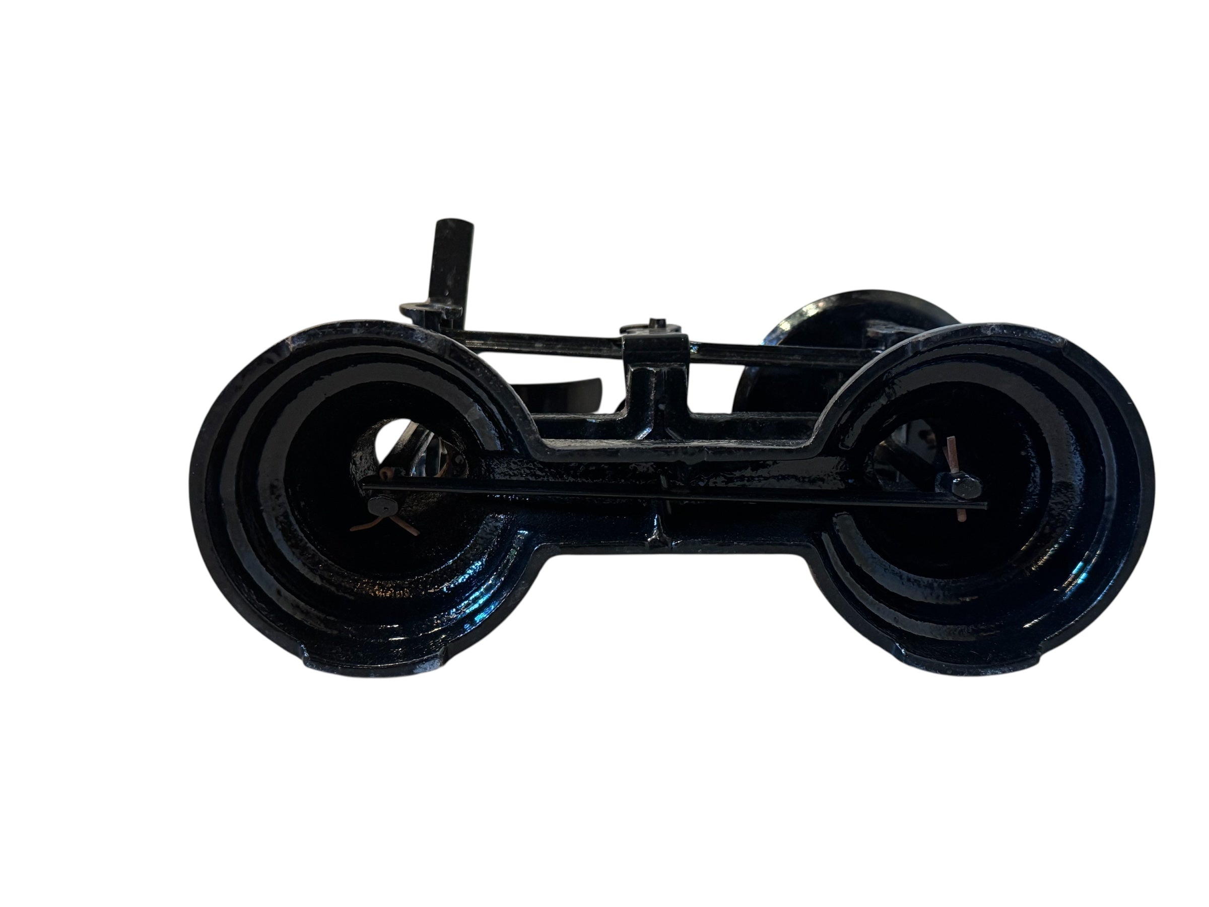 Painted Balance Scale with Brass Pans & Weights, Vintage, Antique, Librasco, Black Cast Iron, Brass, Birmingham Kitchen, Weighing Scales, Brass Weights, Kitchen Scale, Appliance