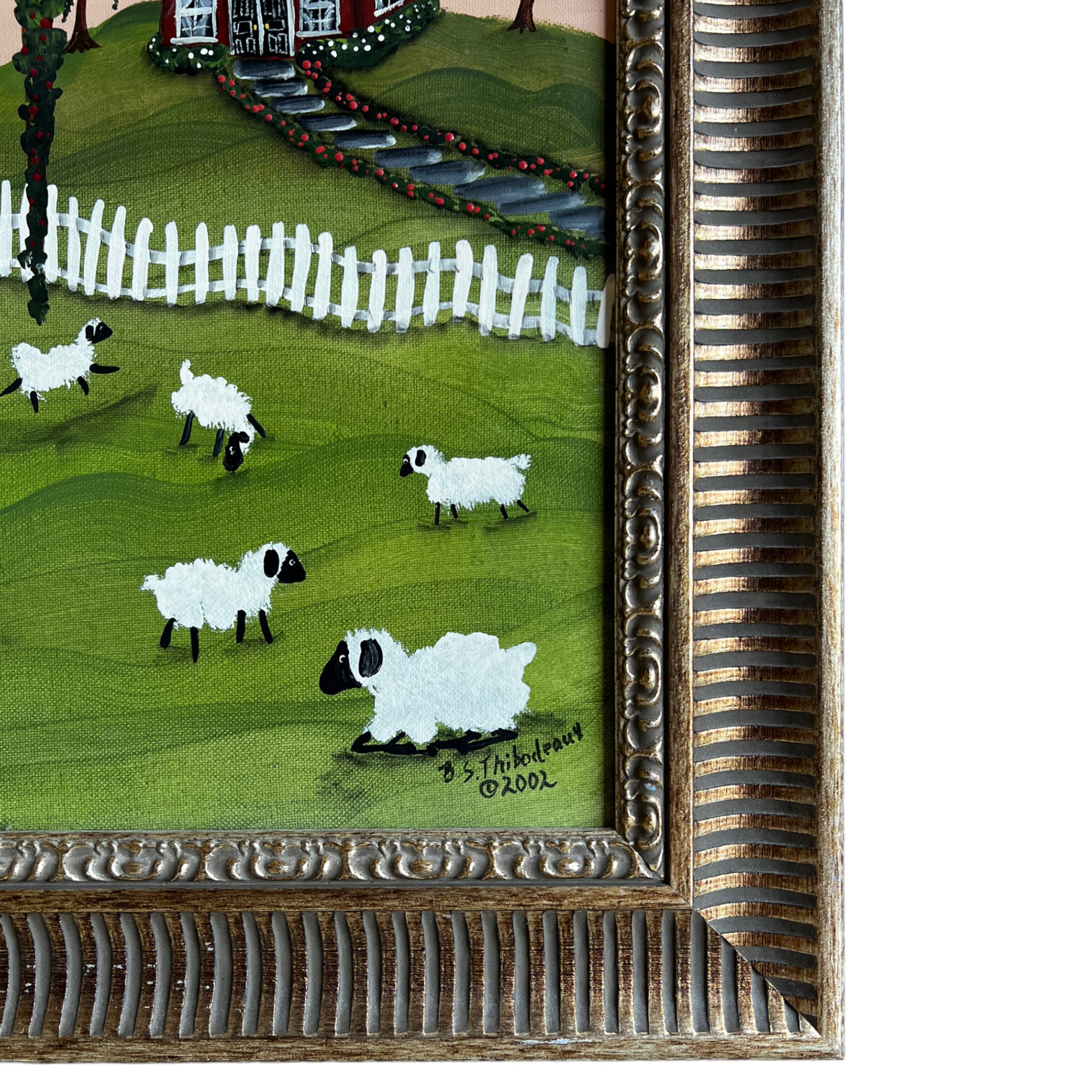 wall art
Vintage
trees
sheep
Painting
original art
Home
Green
folk art
Barbara Thibodeaux
Art
Animals
american
acrylic painting
2000s
Landscape