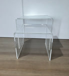 waterfall
Table
small table
Side table
Occasional table
nesting table
modern
lucite
Home
Coffee table
Art Deco
1970s