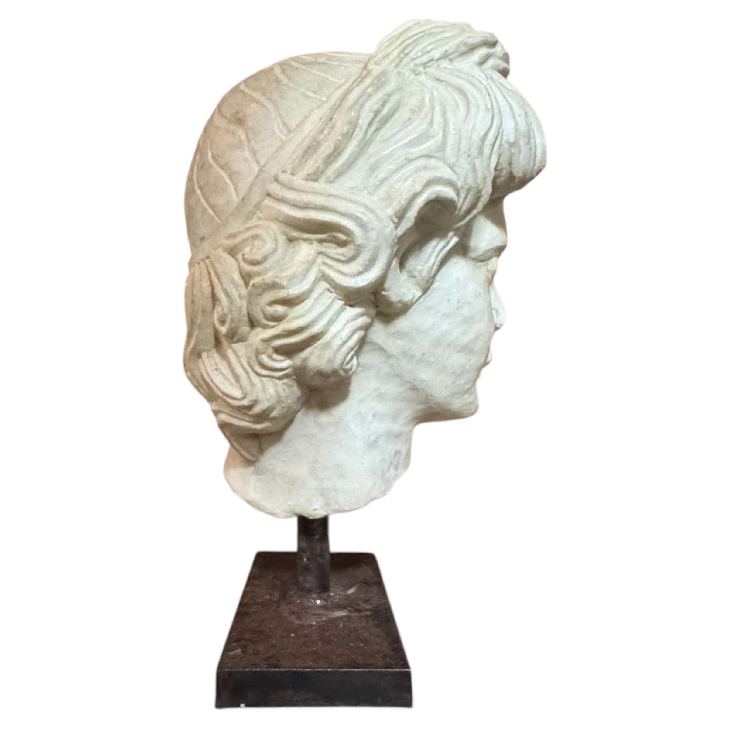 stand
Sculpture
sculptural
roman
portraiture
Neoclassical
marble
iron stand
iron
face
classical
carved
bust
antiquity
An Enigma in Marble: A Roman-Style Bust
A Roman-Style Bust
Marble Roman-Style Bust
face sculpture
marble bust
Roman portraiture