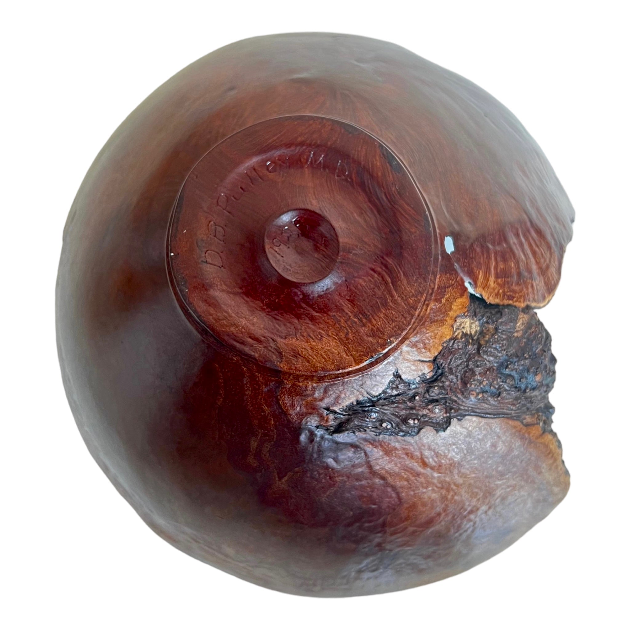 Wood
Table Top
serving bowl
organic
Kitchen
Home
gift idea
D.B. Pulley
burl wood
bowl
1980s
manzanita
Artisan
oregon