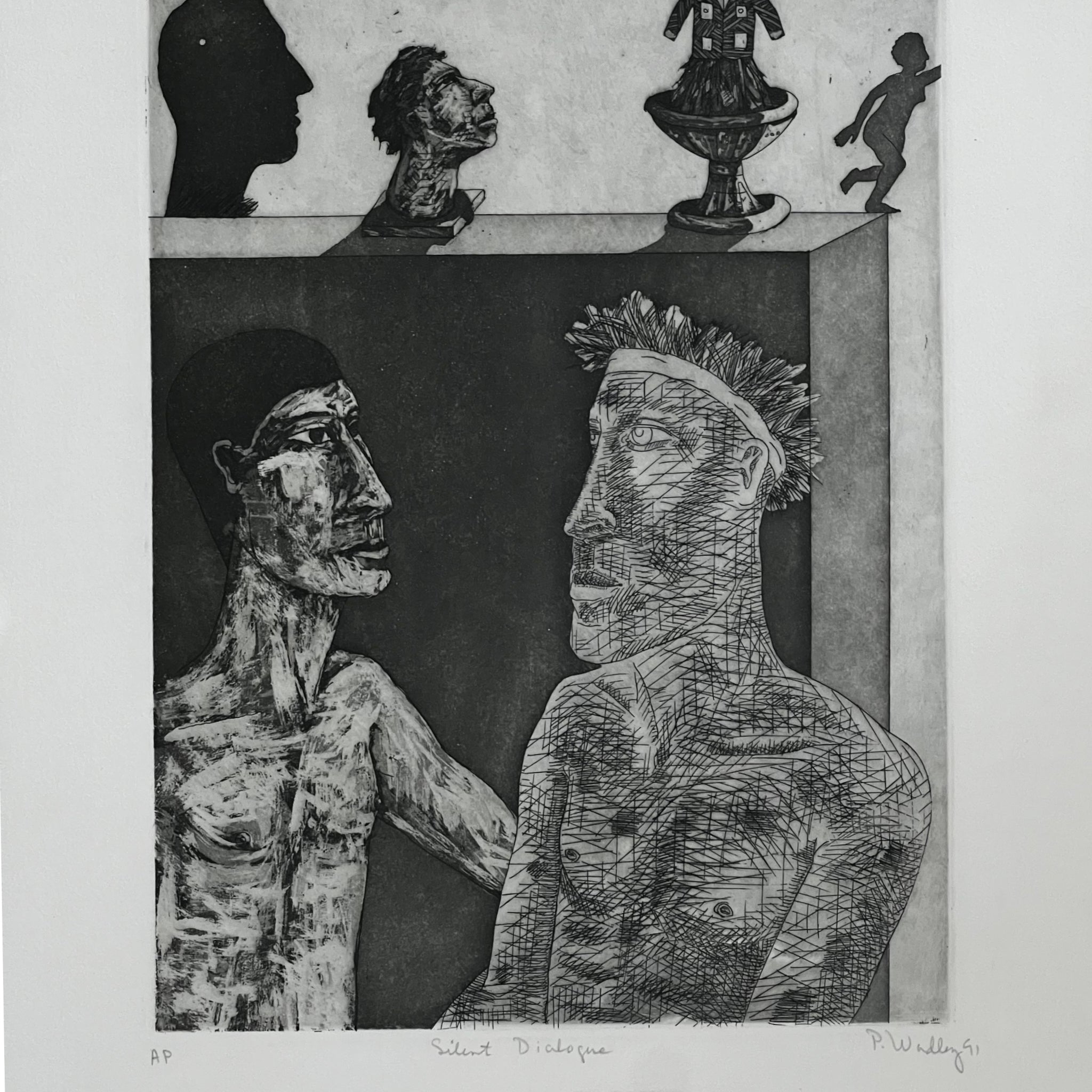 wall art
Texas artist
signed
Print
Patrick Wadley
nudes
nude
in the buff
Home
framed
etching
black and white
Art for All
Art
1990s
art under 1000
man
Figure