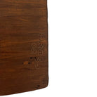 Artisan wood wall sculpture with human face