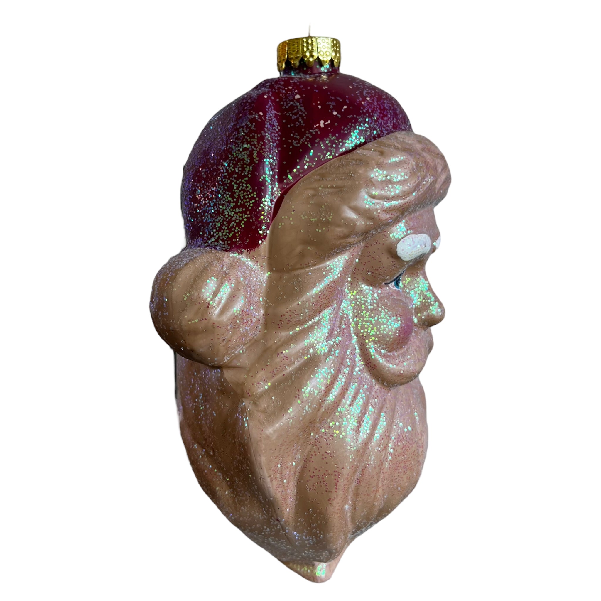 Vintage
st nick
santa claus
Santa
sale
Red
ornaments
holiday
glitter
Festive
entertaining
decorative
Decor
christmas
80s
1980s
Table Top
Figure
head
face
religious