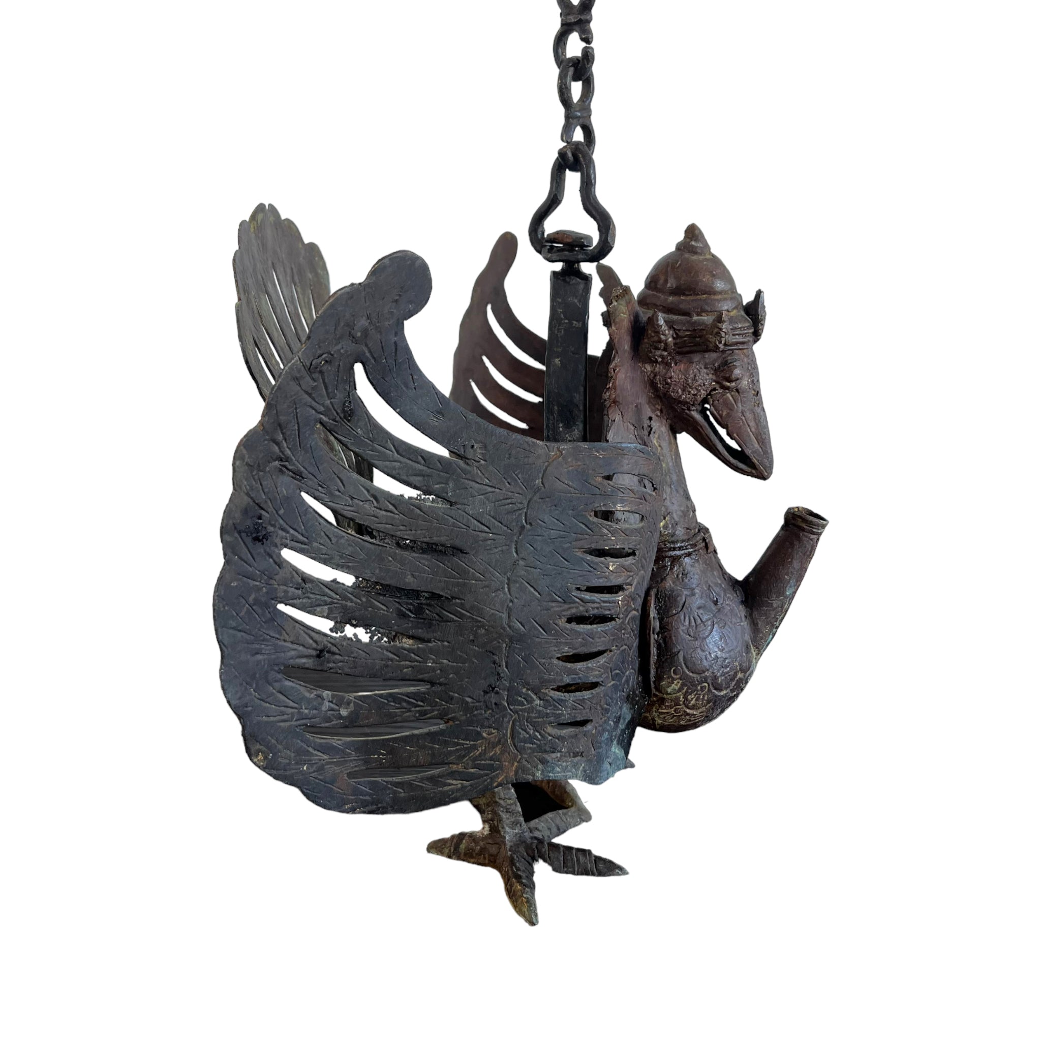 wings
Spooky
Sculpture
Plumes
Lamp
India
Home
decorative
Decor
Bronze
Brass
birds
bird
Art
peacock
hanging lamp
feathers
folk art
antique