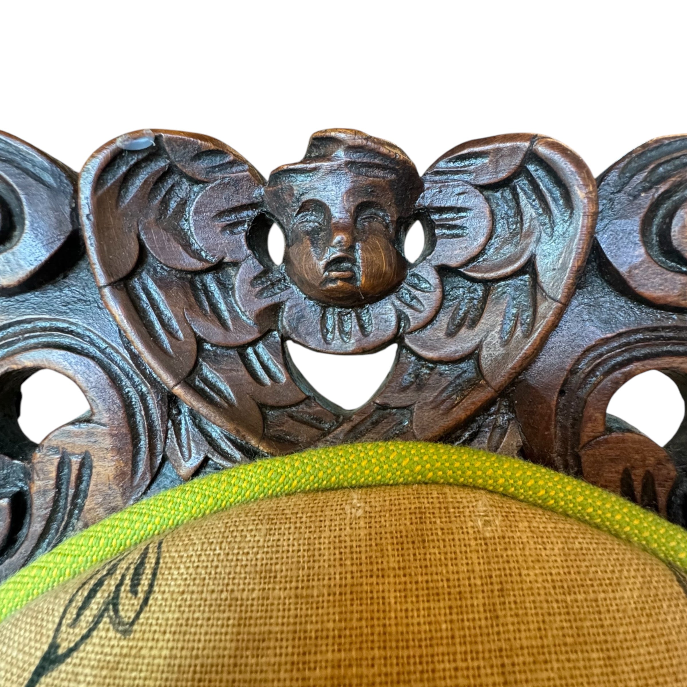 wood
Vintage
Upholstery
Throne Chair
reupholstered
Refurbished chair
refurbished
parlor chair
lounge chair
large chair
Jacobean Throne Chair
Jacobean furniture
jacobean
gothic
England
Chair
carved
arm chairs
accent chair
19th century
Jacobean furniture austin